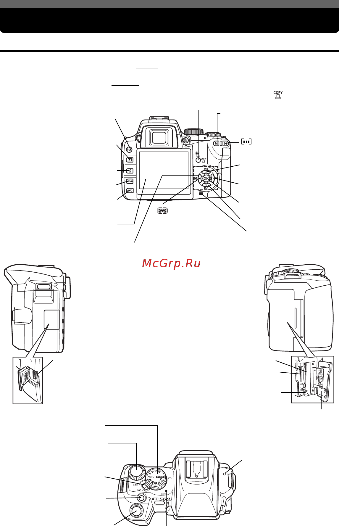 Olympus E500 Doub Kit [3/128] Схема фотоаппарата