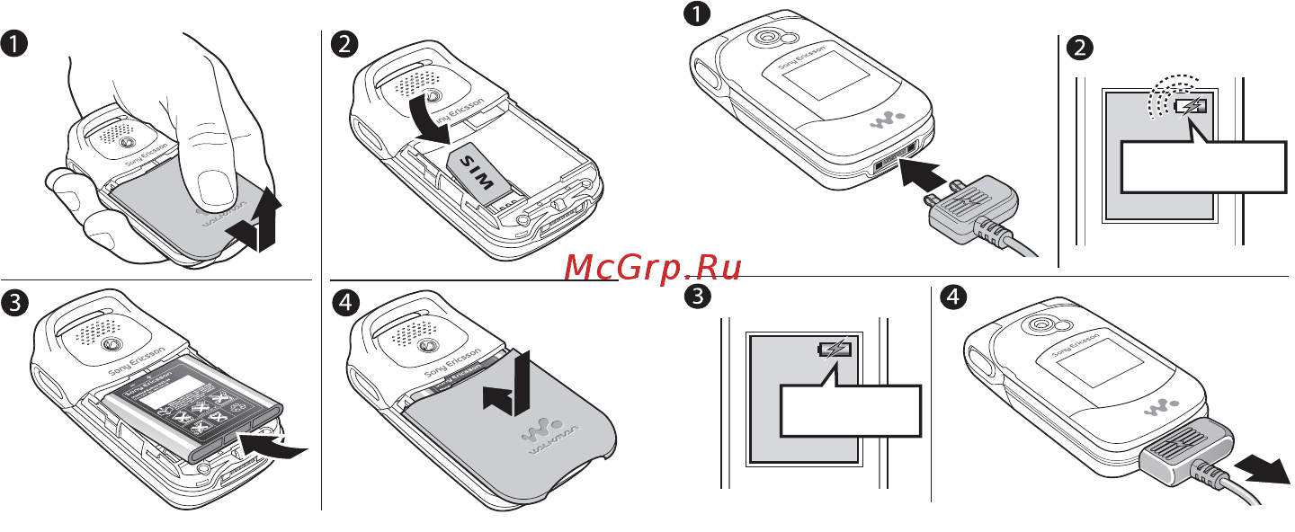 SonyEricsson W300i black [6/90] 2 5 ч