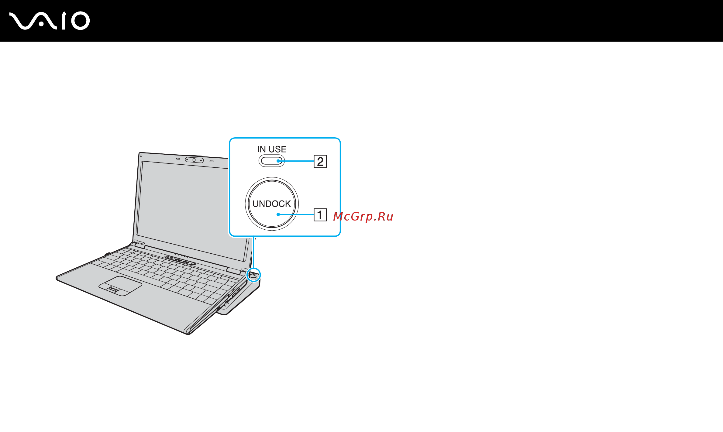 Sony VGN-SZ1HRP [87/227] Для отсоединения компьютера от установочной станции