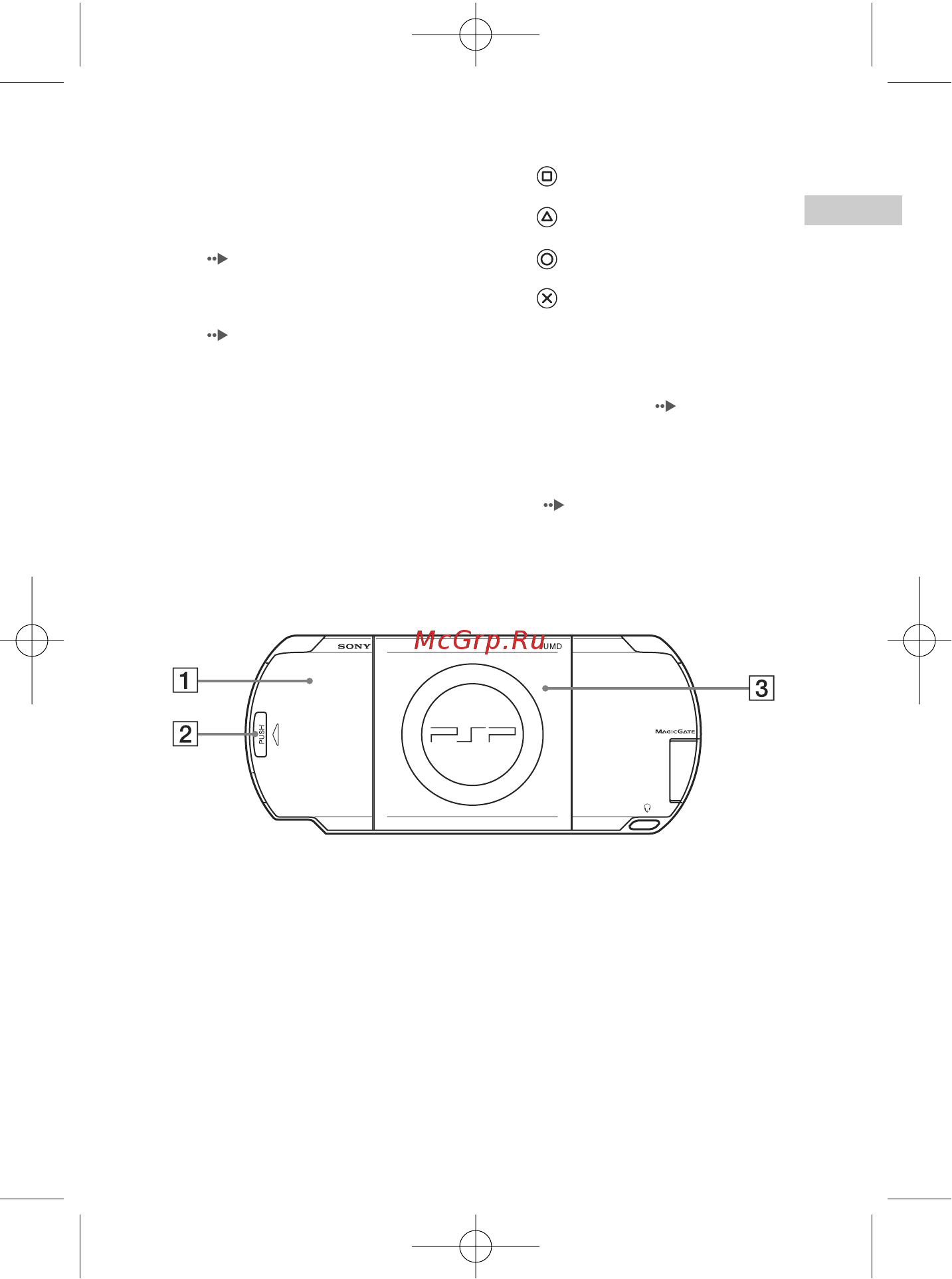 Sony PSP-1004K Value 2G [19/128] Тыловая панель