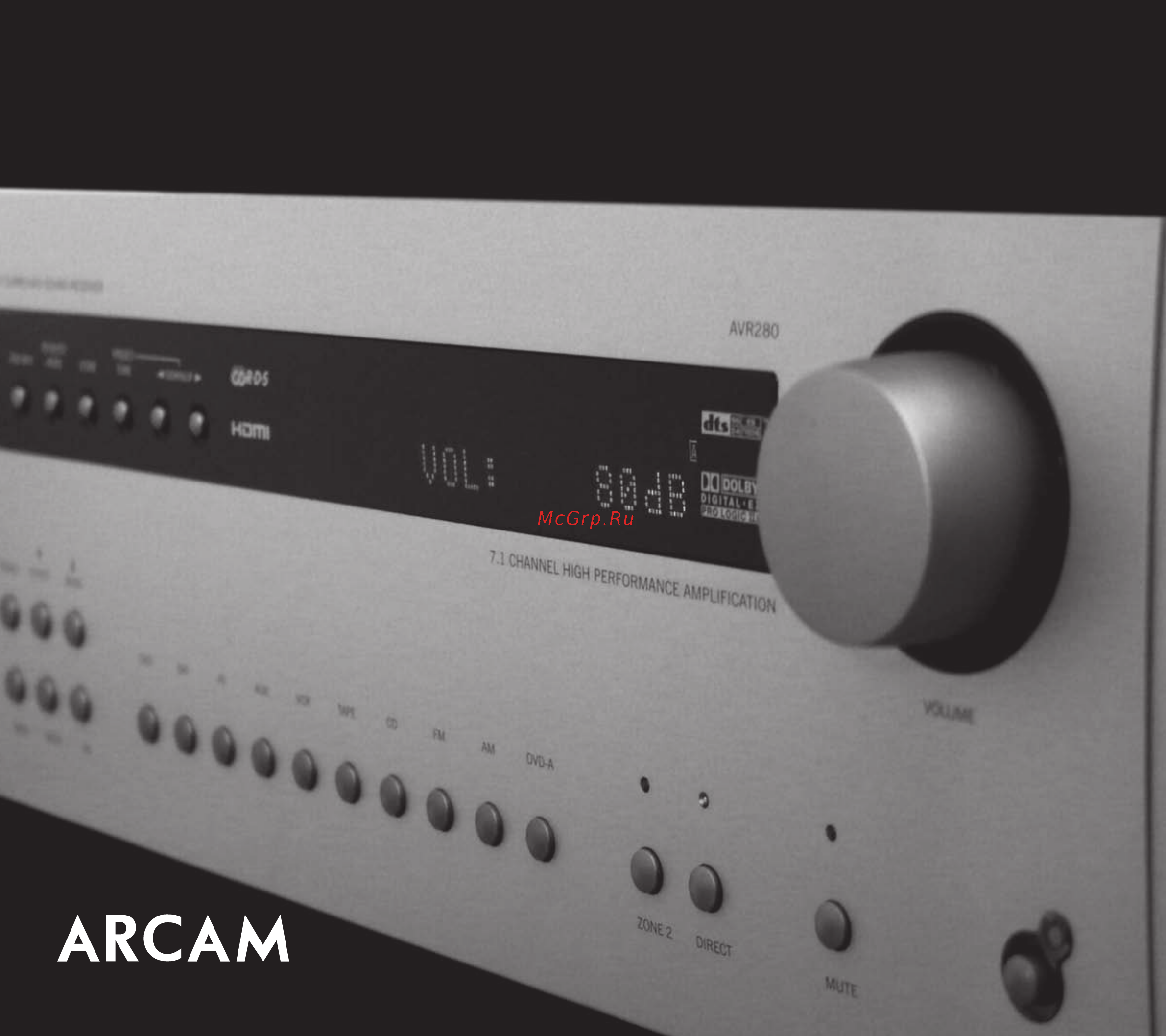 Arcam Diva AVR280 B Инструкция по эксплуатации онлайн