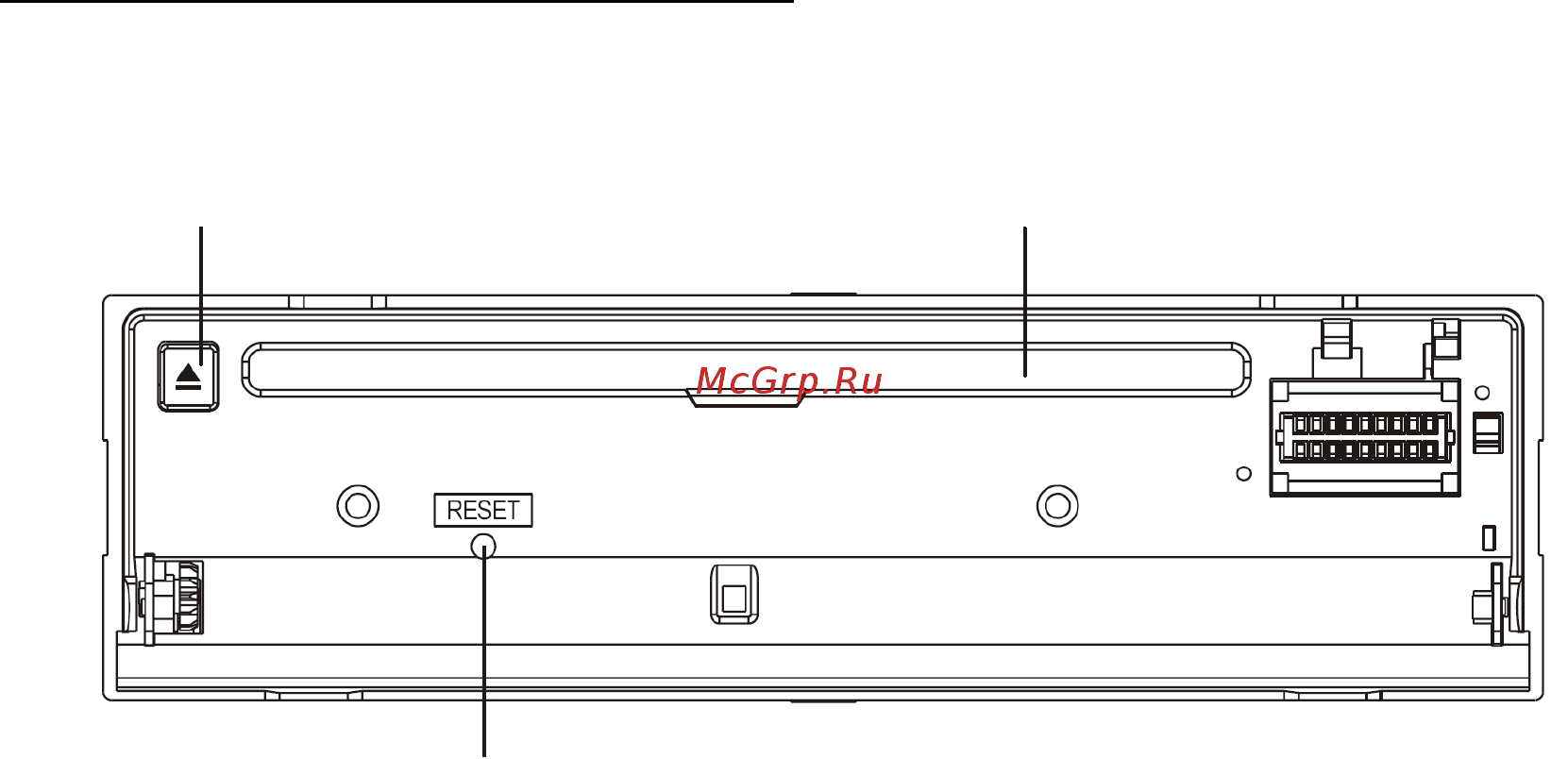 Hyundai CDM8042 [11/30] Обратная сторона передней панели