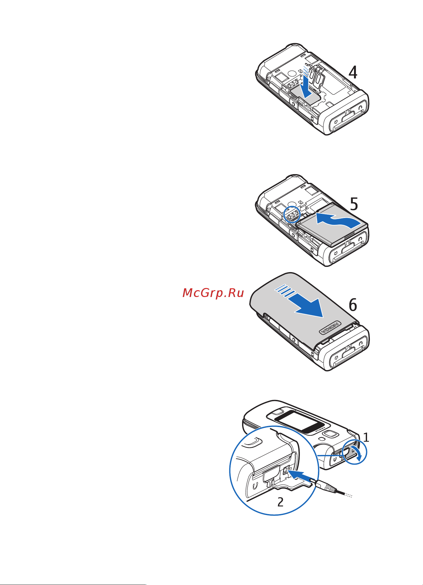 Nokia 6290 [15/149] Зарядка аккумулятора