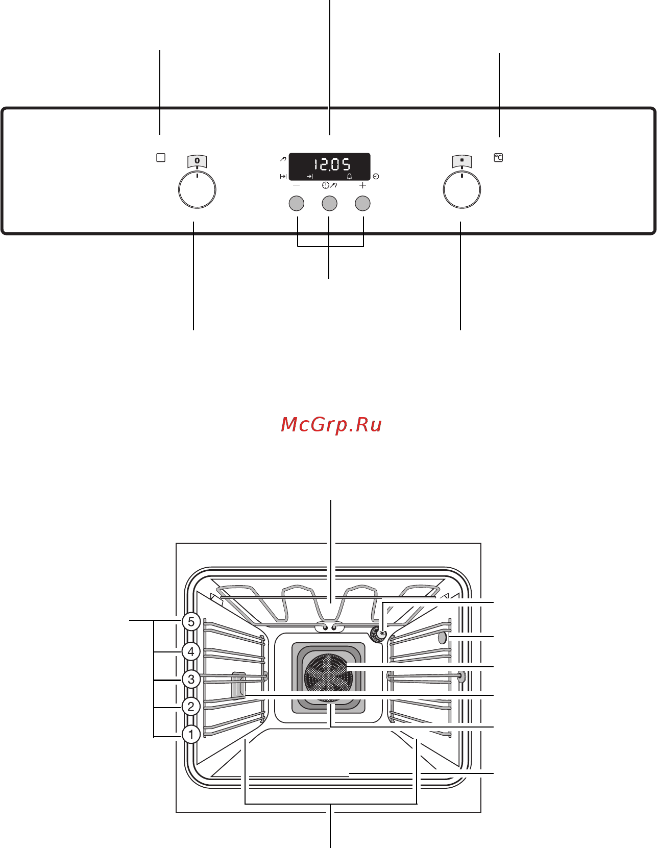 Electrolux EOB64100 W [8/72] Основное оснащение духового шкафа