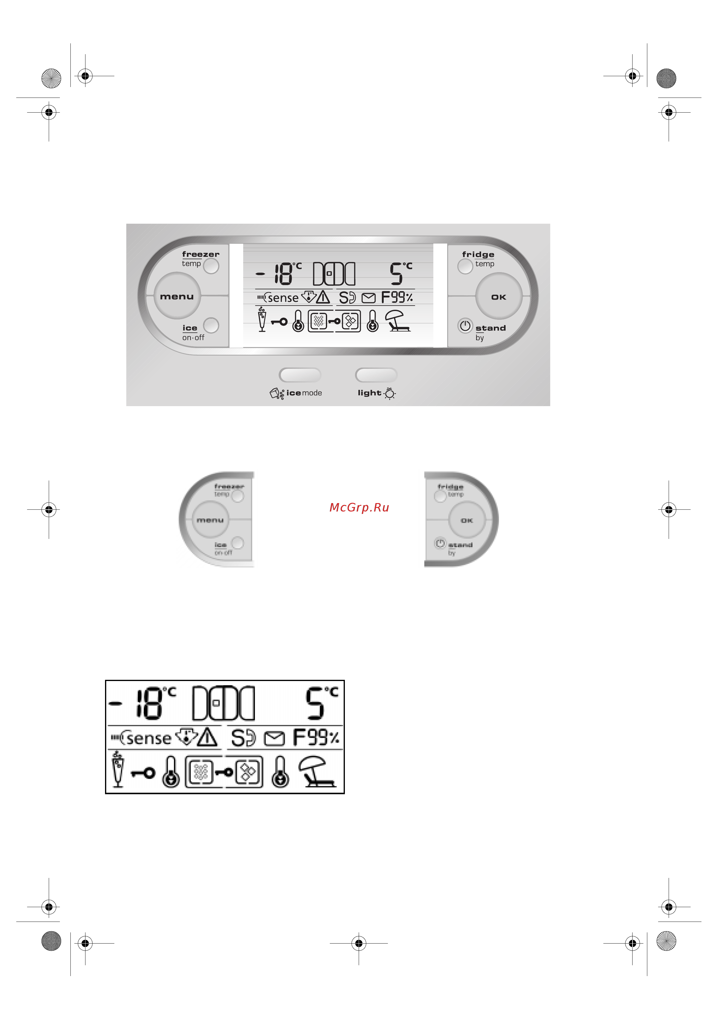 Whirlpool FTSS36AF20 [5/25] Описание панели управления