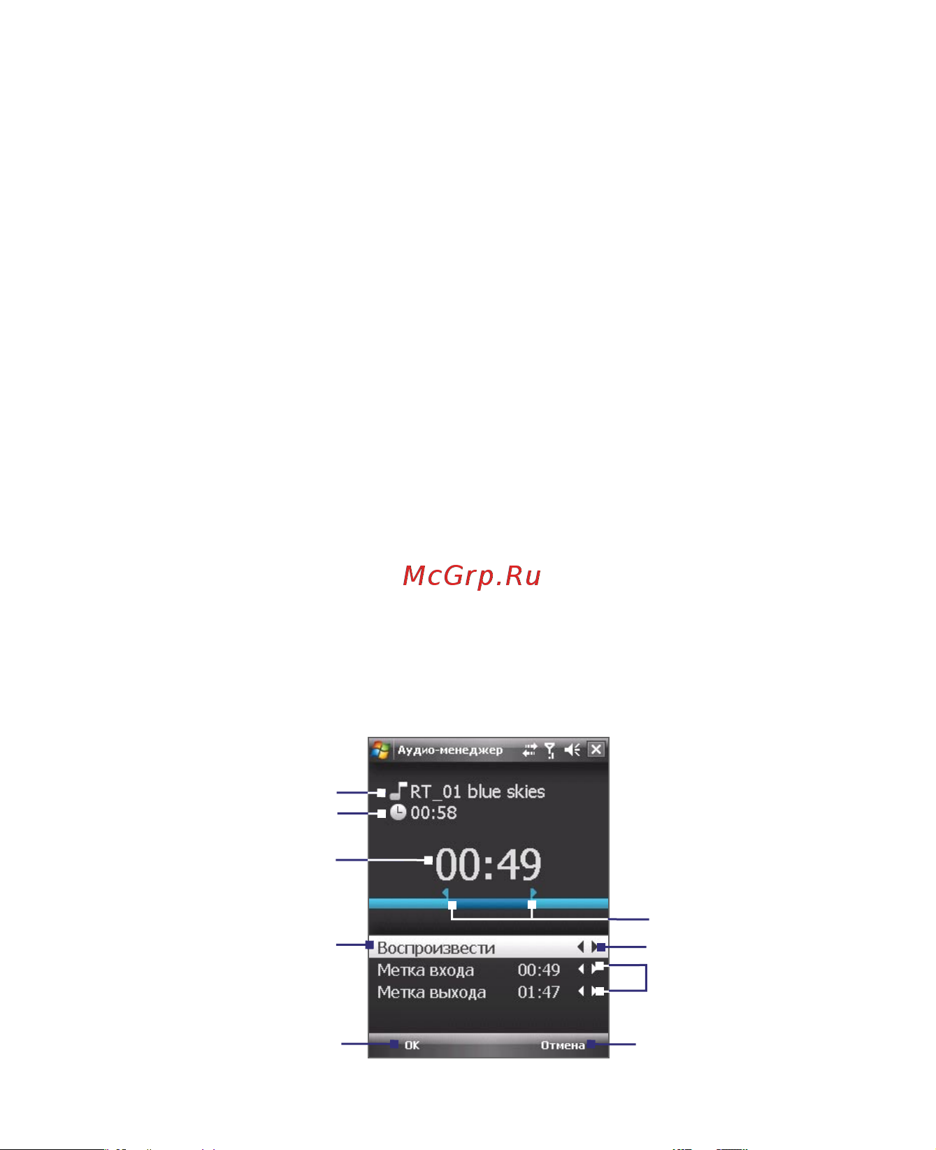 HTC P3400 Deluxe [245/284] Обрезка mp3
