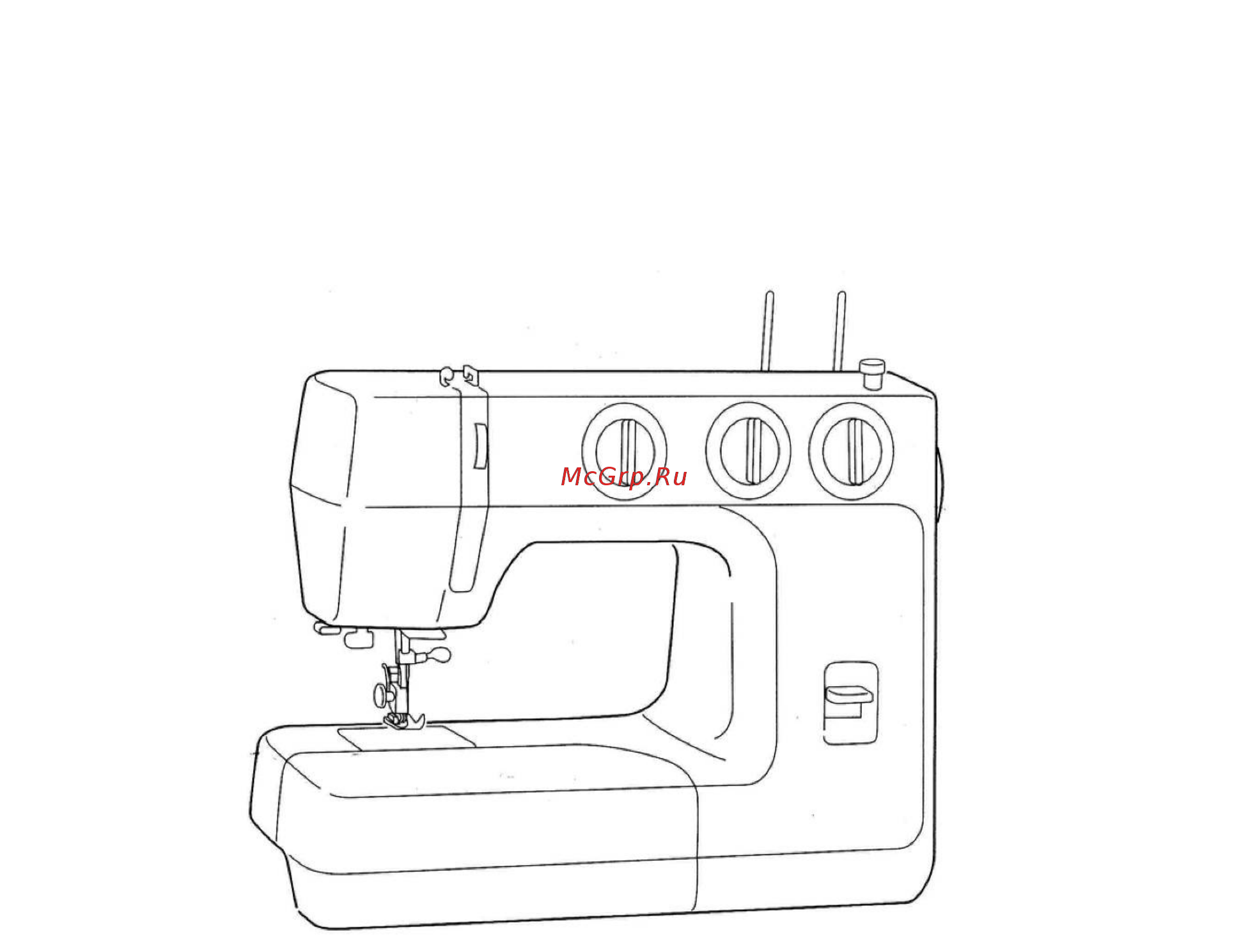 Janome MV530S Инструкция по эксплуатации онлайн