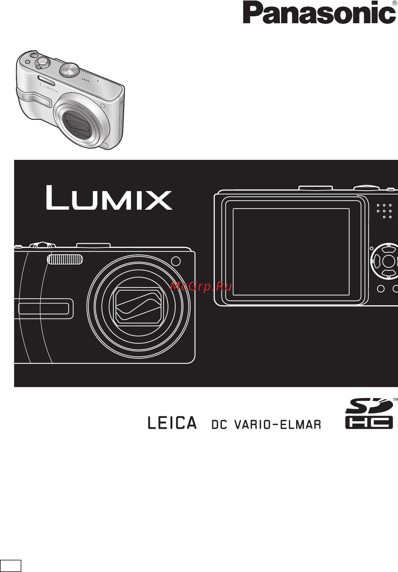 Panasonic DMC-TZ3EE-K Black Инструкция по эксплуатации онлайн