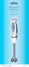 Braun MR6550 F Инструкция по эксплуатации