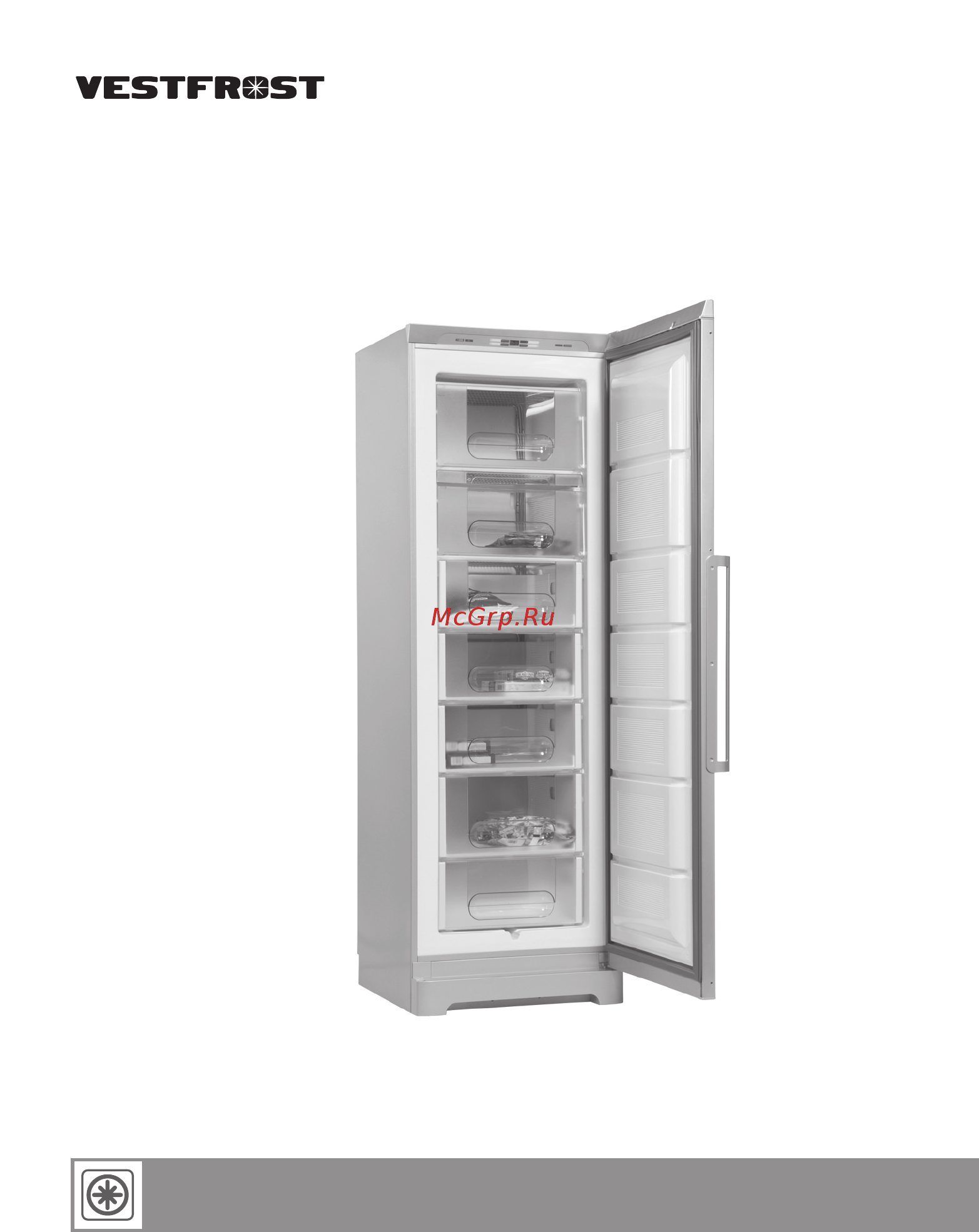 Vestfrost FW 227 F Инструкция по эксплуатации онлайн