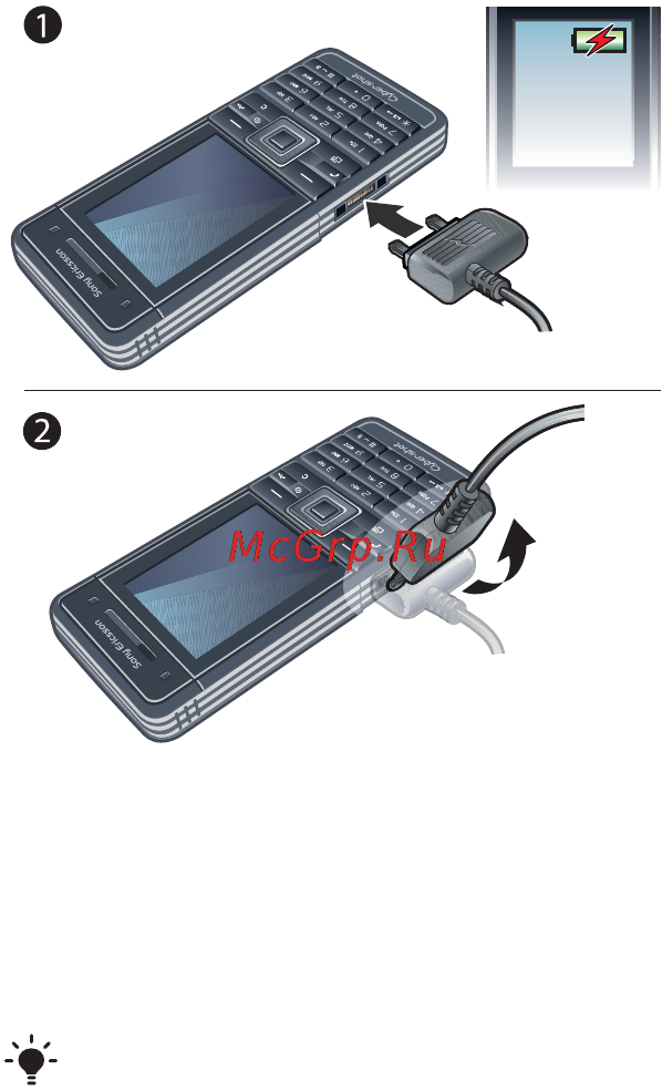 SonyEricsson C902 black [11/96] Зарядка аккумулятора