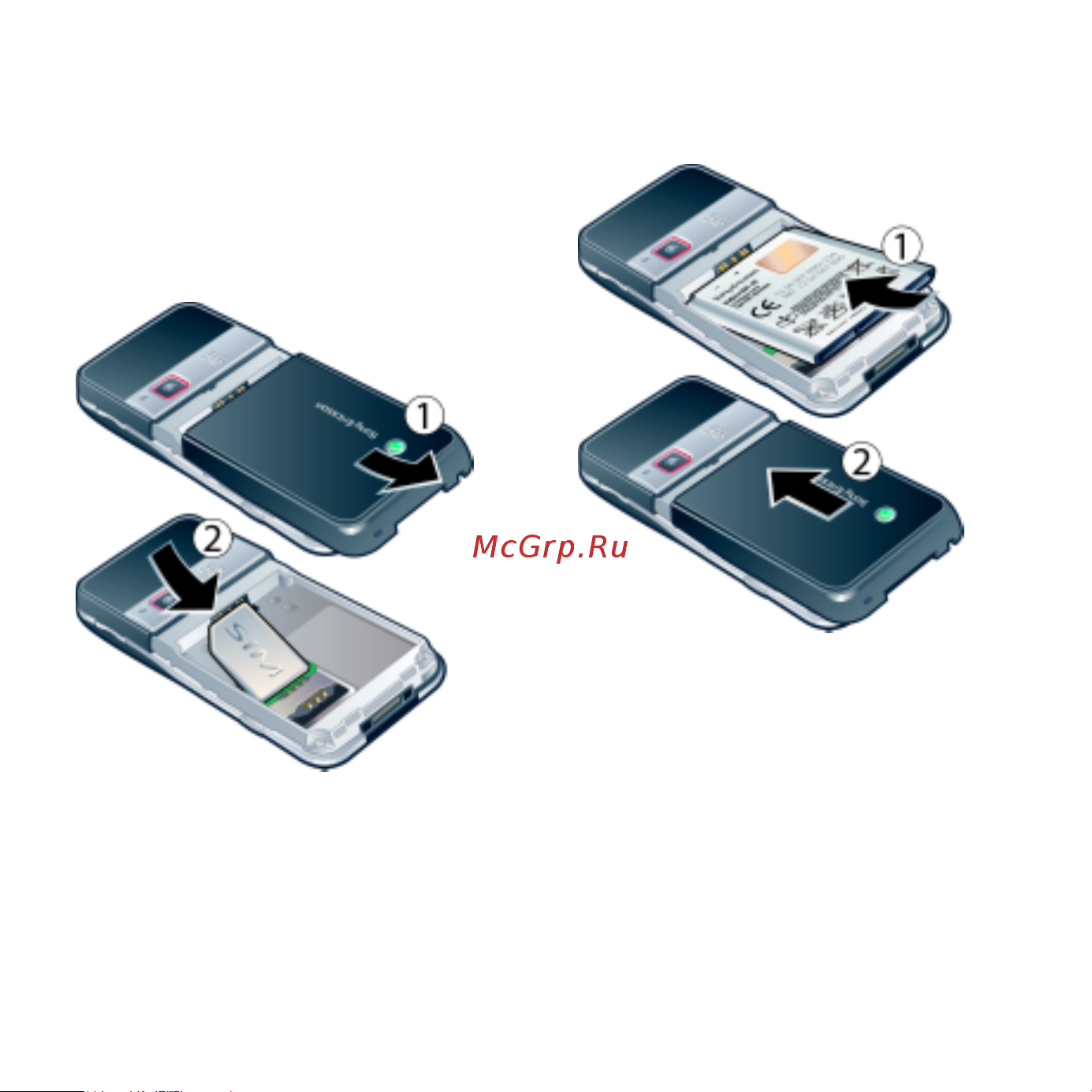 SONY-ERICSSON G502 HAZEL [8/103] Сборка