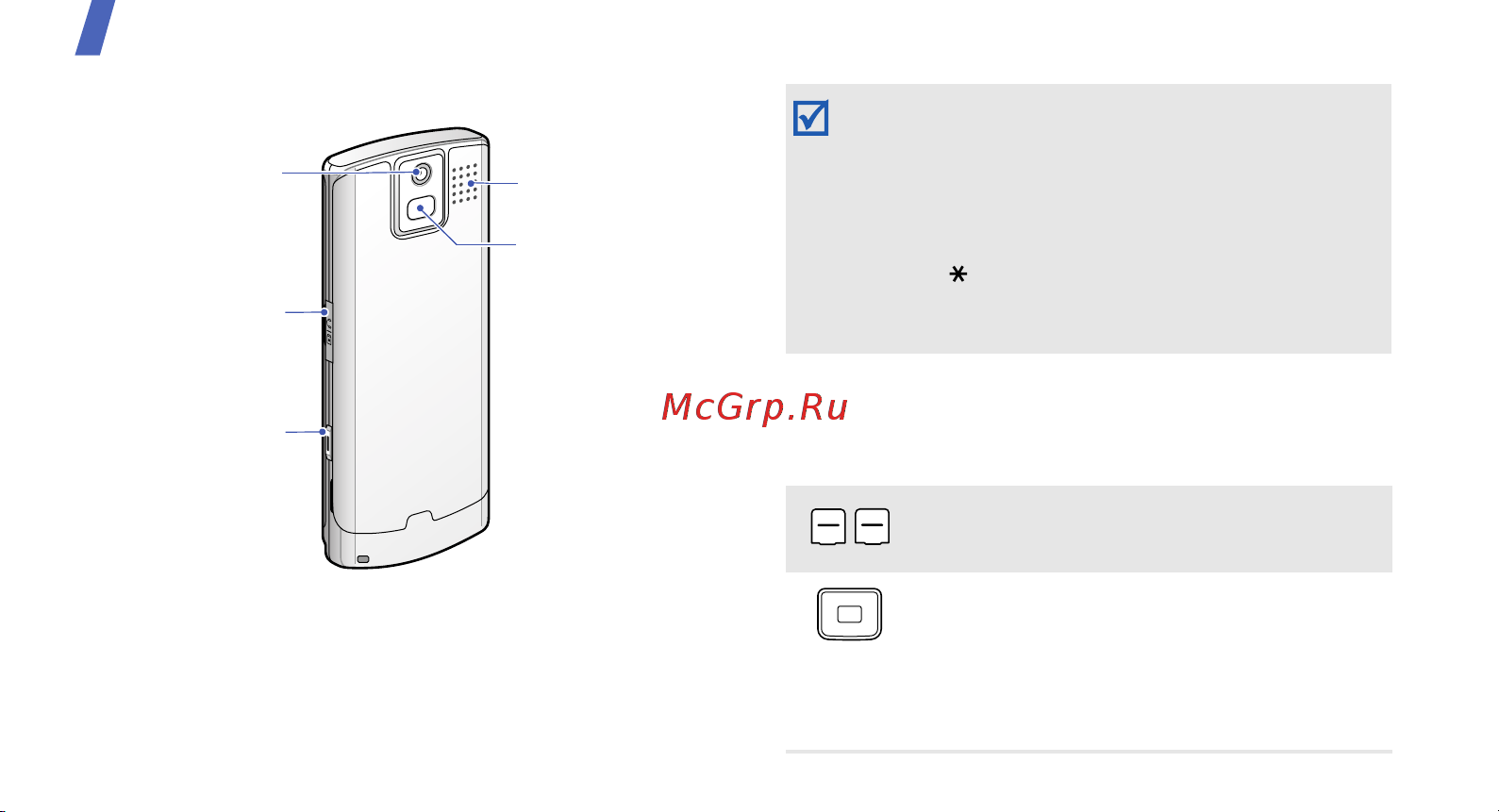 Samsung U800 black [10/64] Клавиши и значки