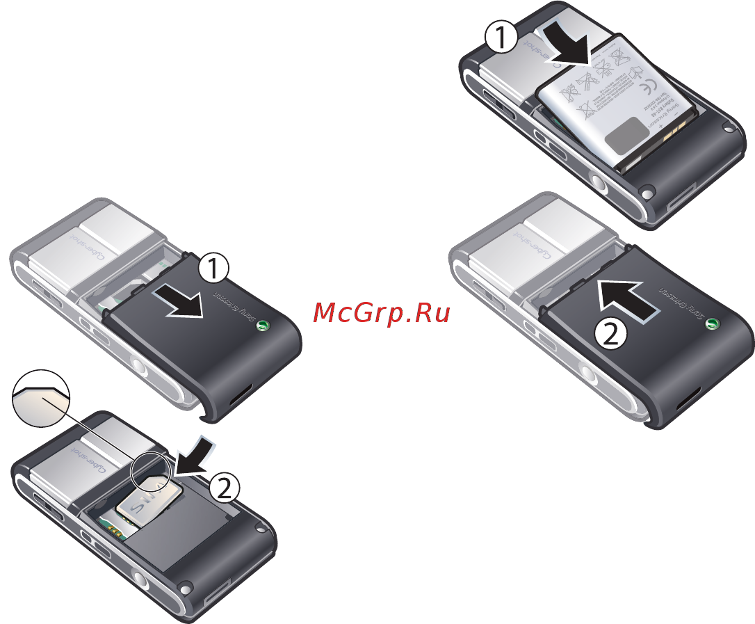SonyEricsson C905 n/black [9/105] Сборка