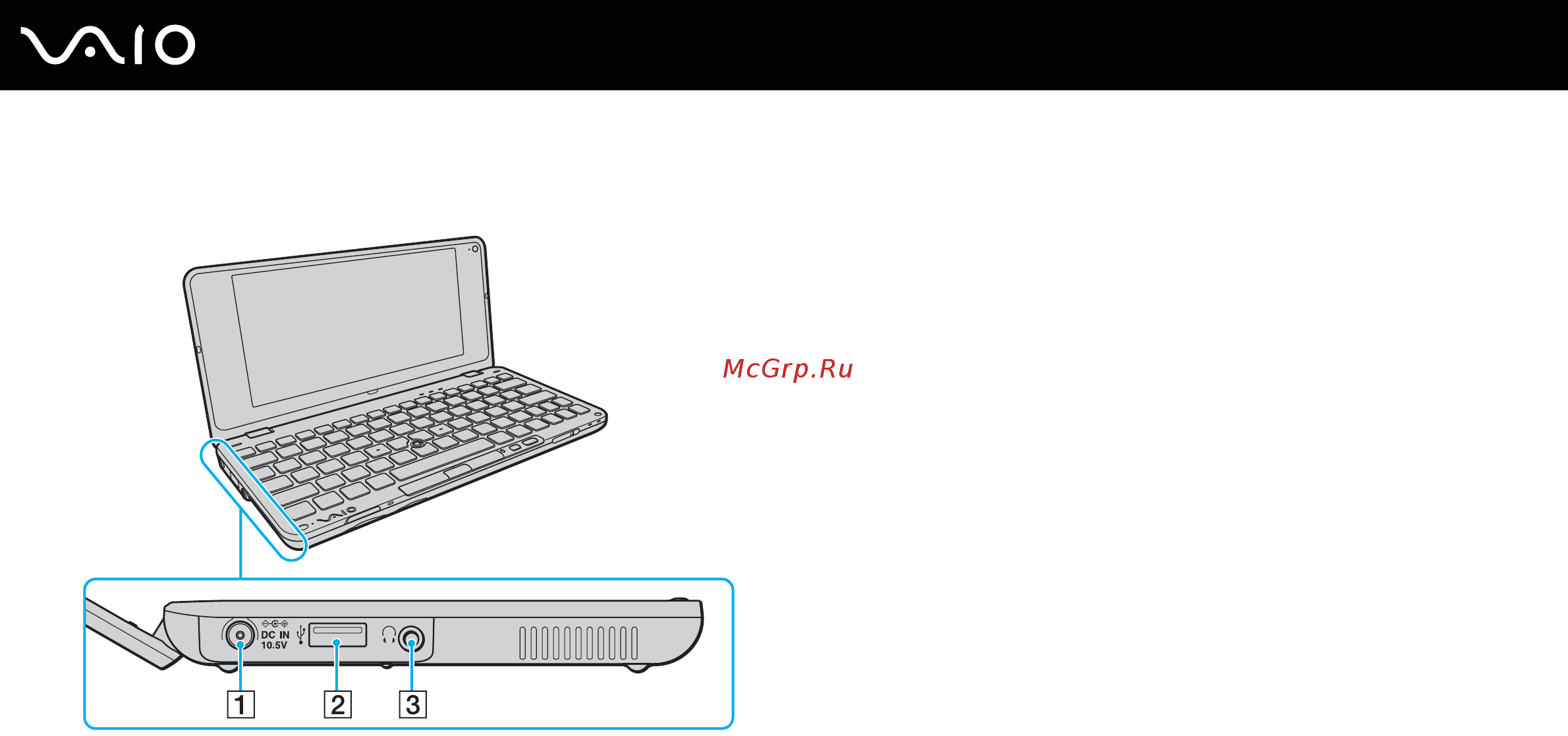 Sony VGN-P11ZR /W [18/175] Вид слева