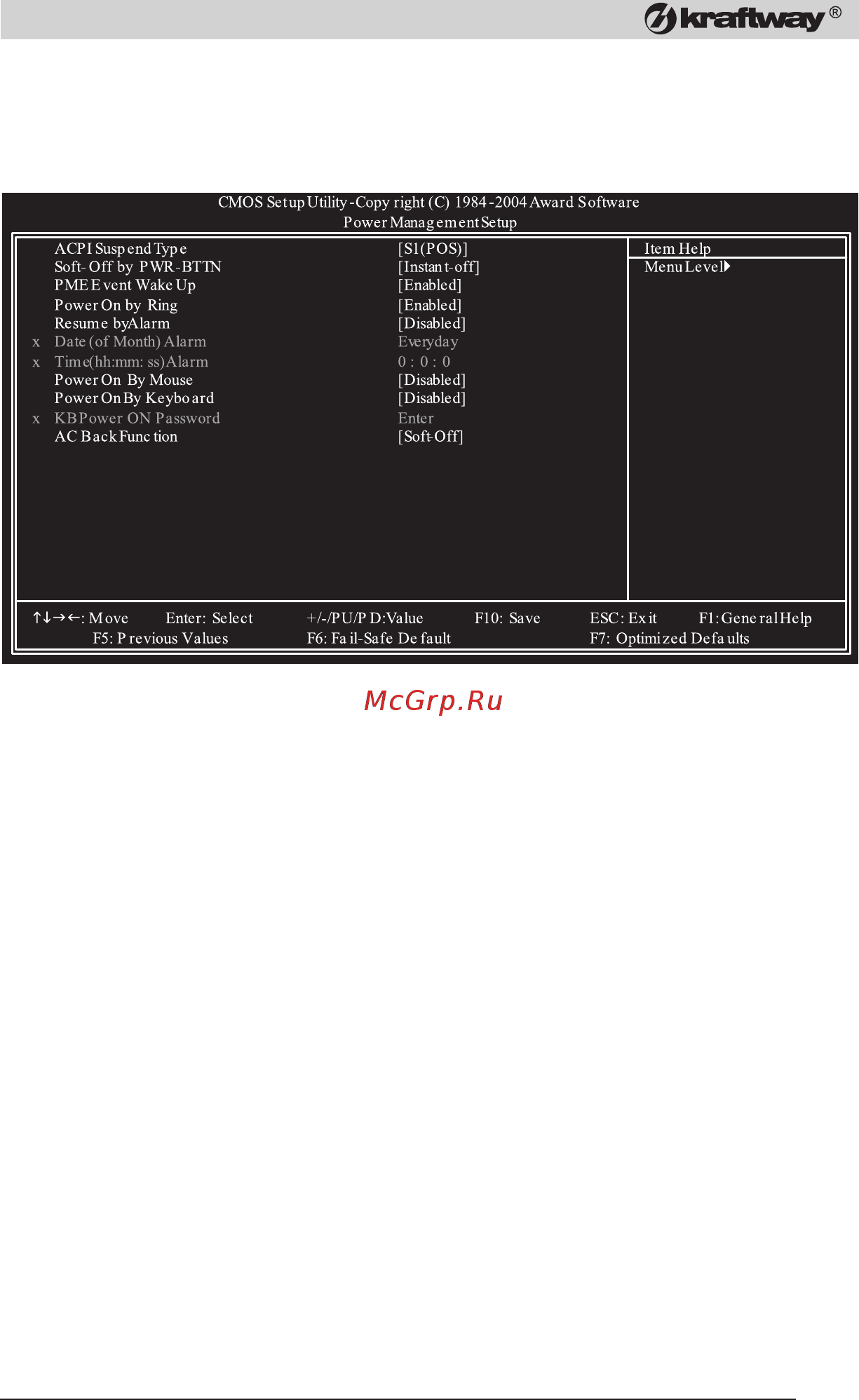 Kraftway KW16 Q8200 [41/76] Kraftway
