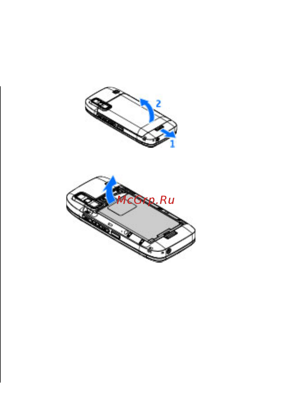 Nokia E75 Sil/Black [15/213] Sim карта аккумулятор зарядка карта памяти