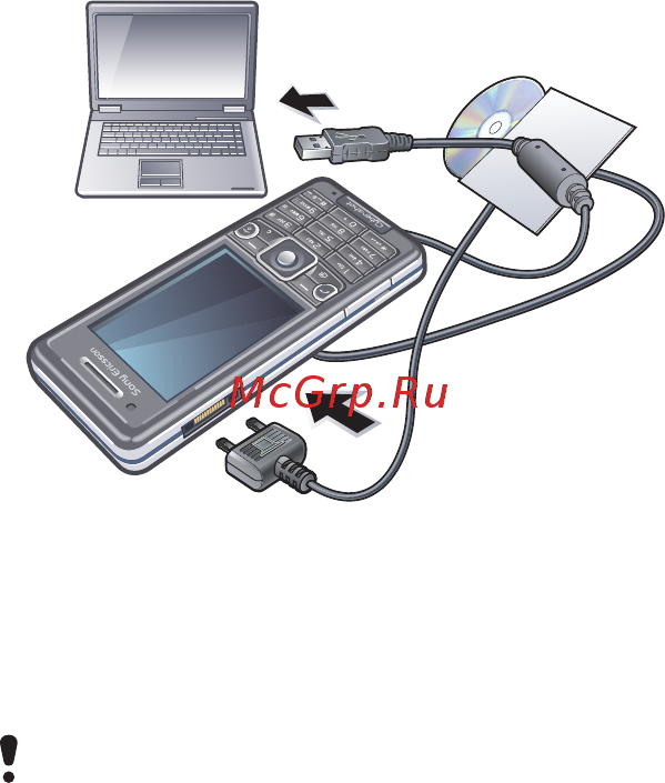 SONY-ERICSSON C510 black [32/102] Кабель usb