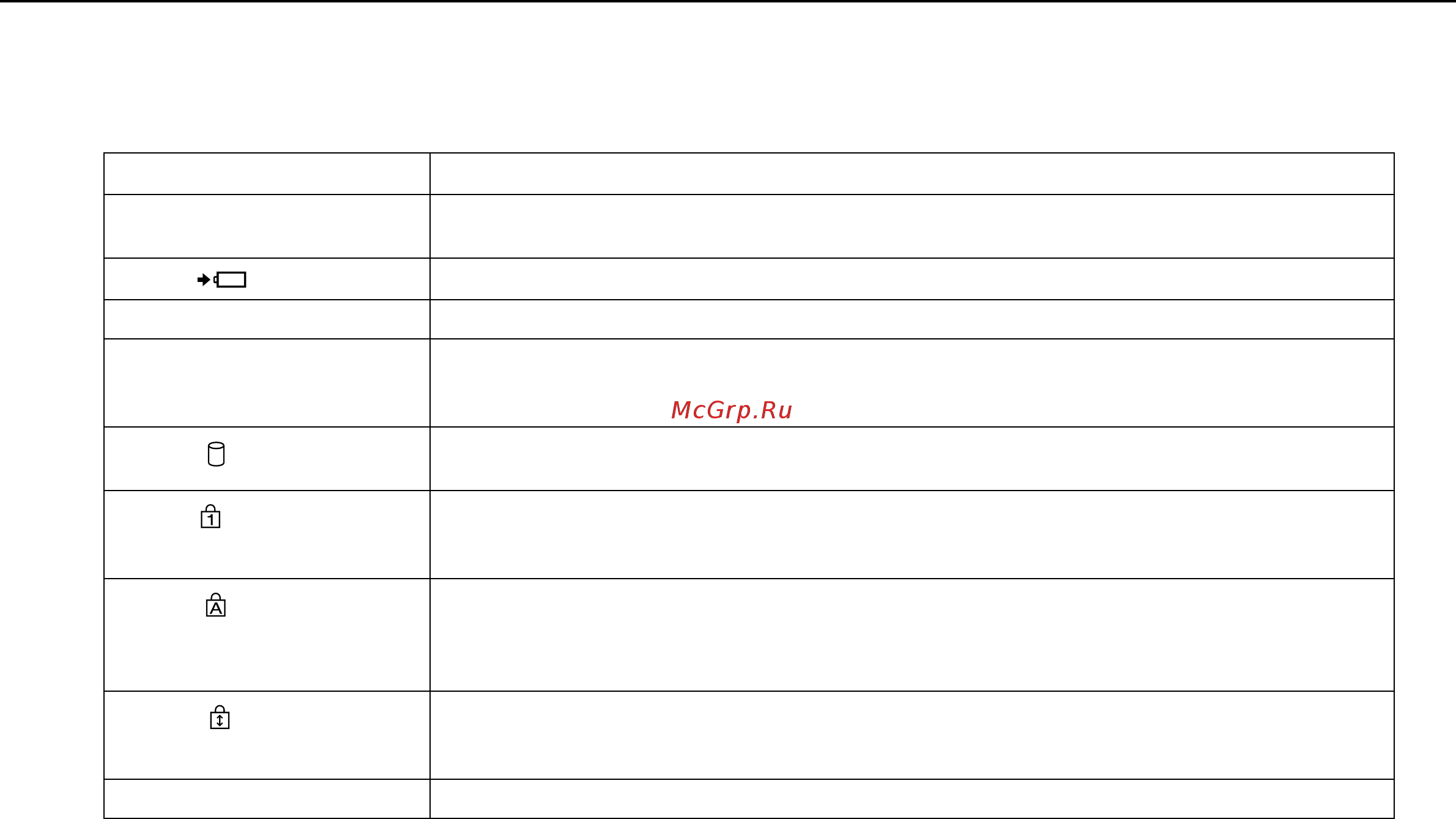 Sony VGN-P21ZR /R Red [15/171] Индикаторы