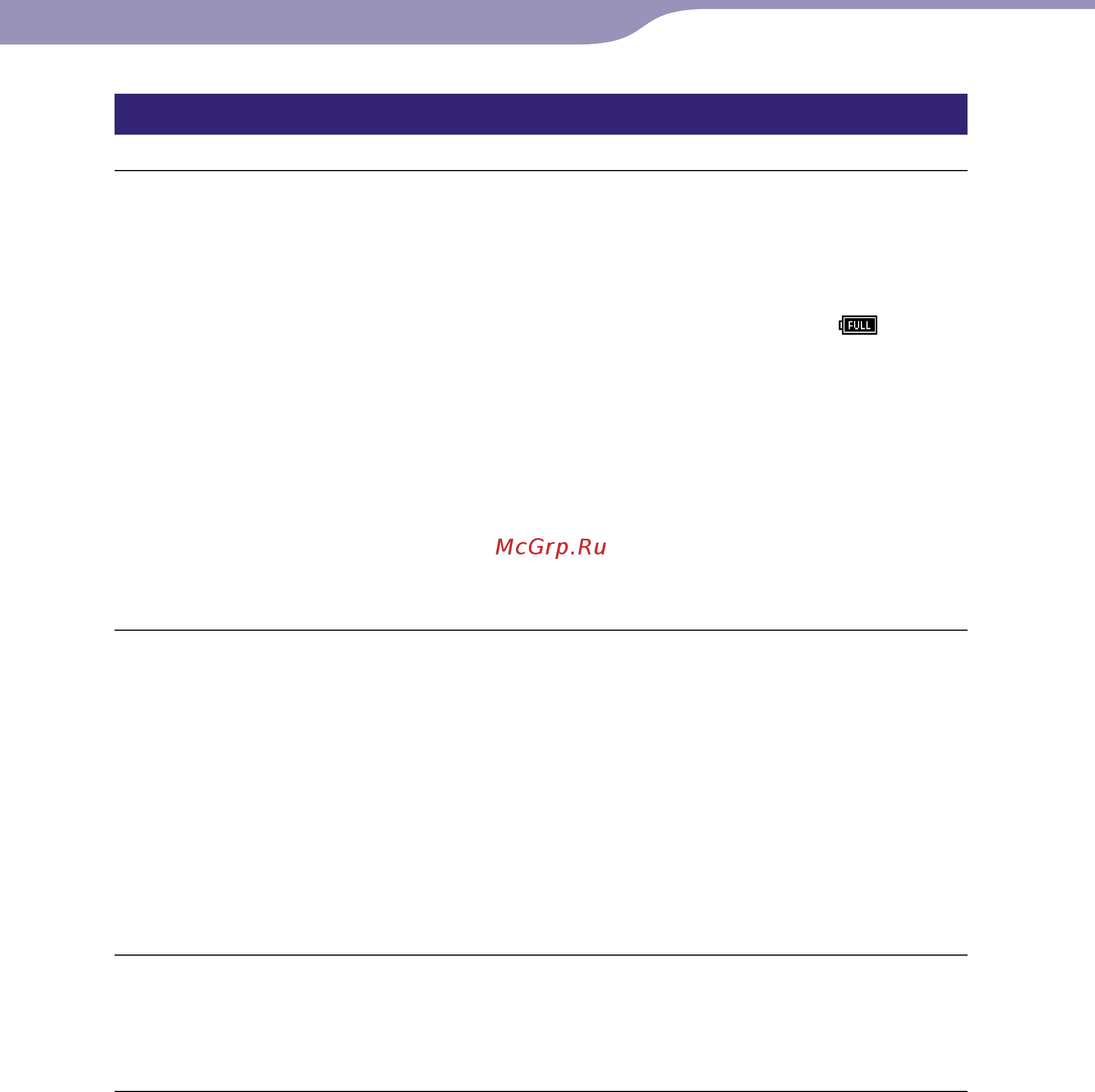 Sony NWZ-S544 8Gb Violet [105/133] Питание