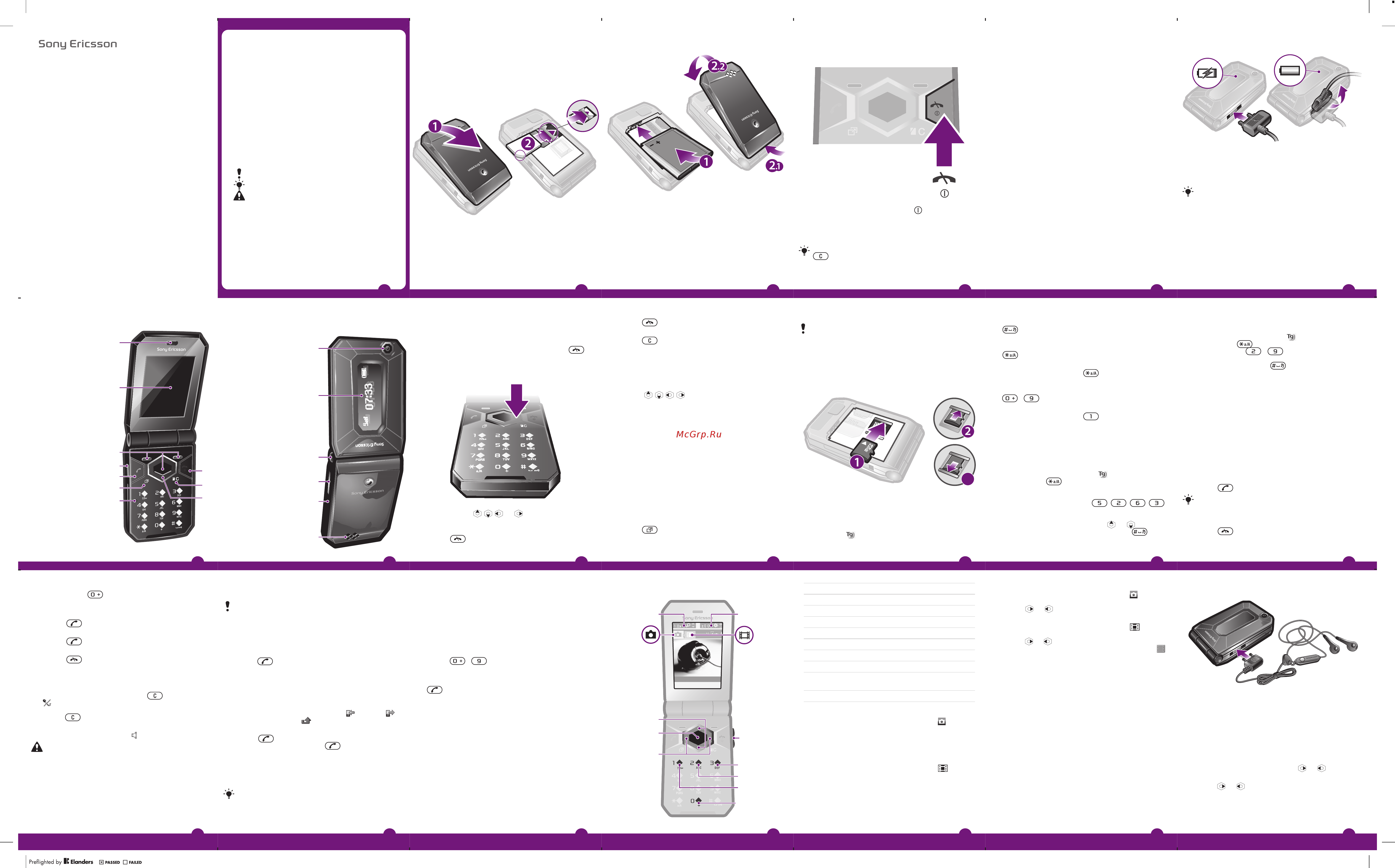 SONY-ERICSSON F100i aquam. Инструкция по эксплуатации онлайн