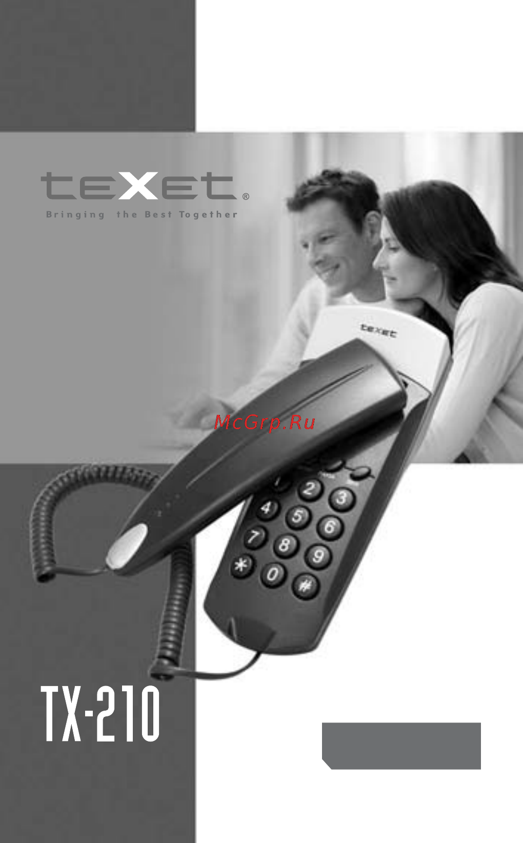 Texet TX-210 Anthracite Инструкция по эксплуатации онлайн
