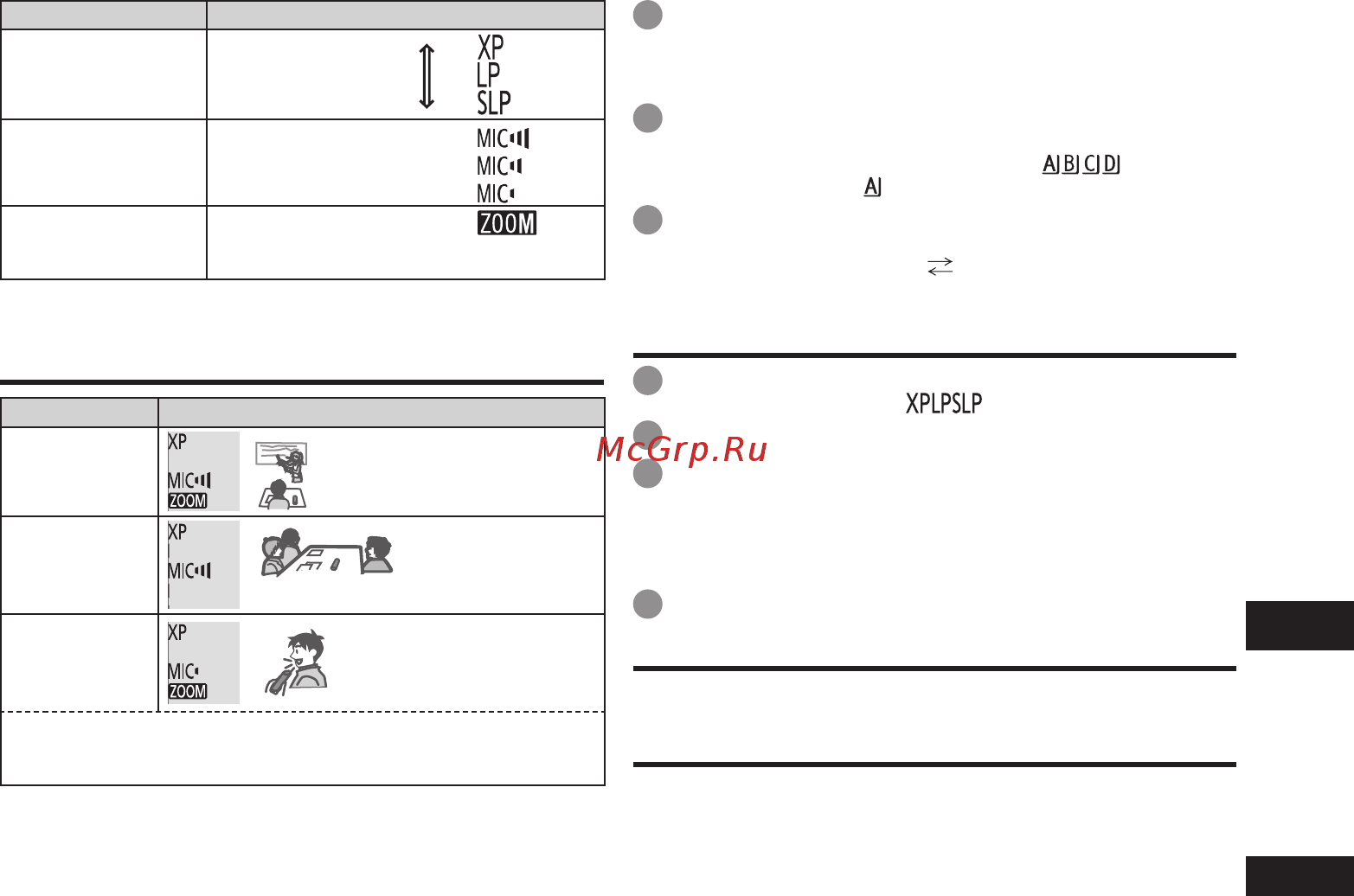 Panasonic RR-US510E9-W White [3/12] Воспроизведение