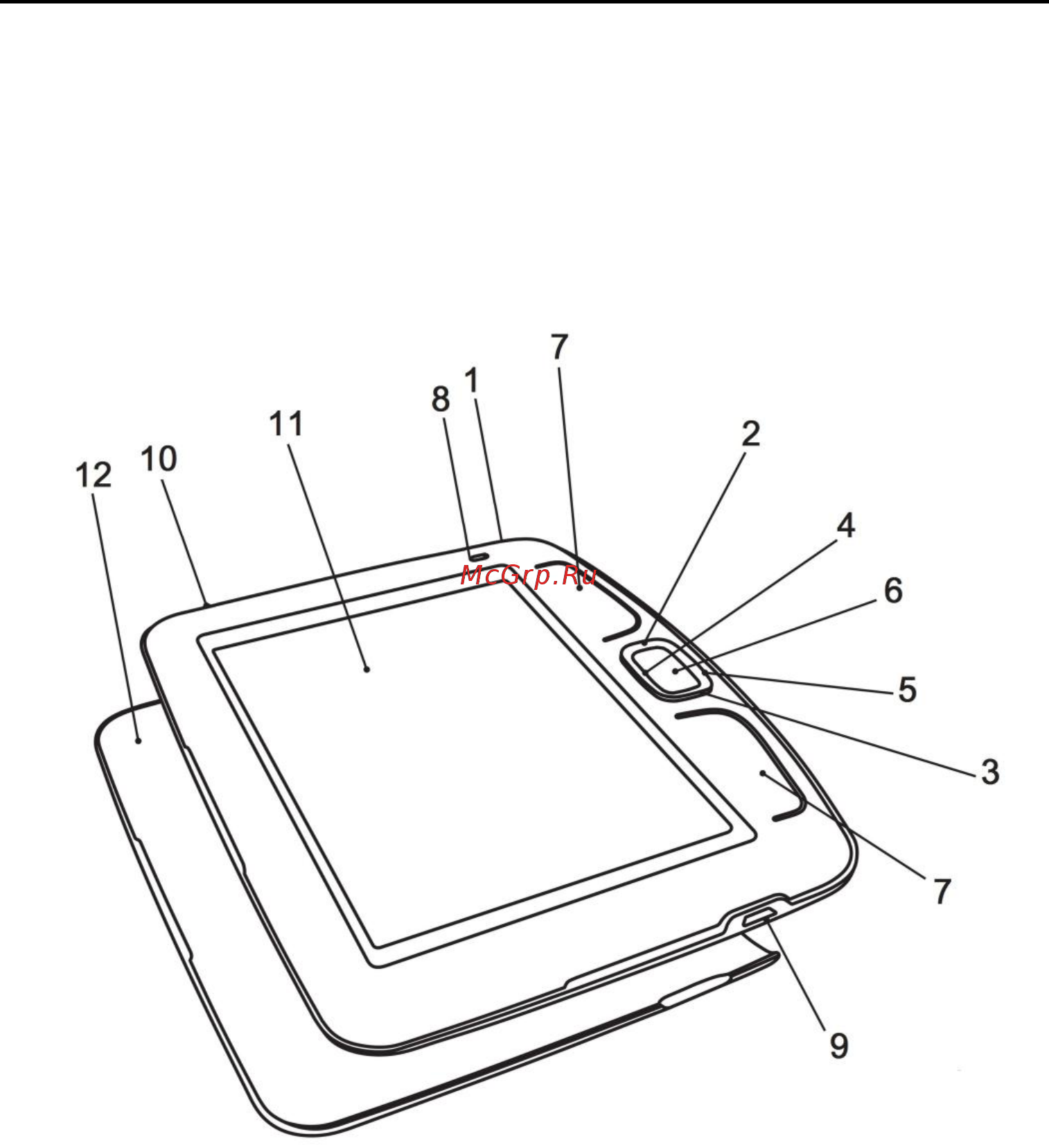 PocketBook 360 Plus Blue [9/51] Внешний вид и элементы управления