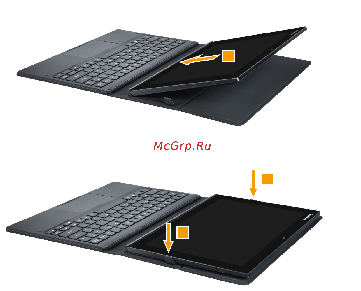Lenovo MIIX3-1030 64Gb WiFi Black [16/36] Сочетание планшетного пк и folio case в некоторых моделях