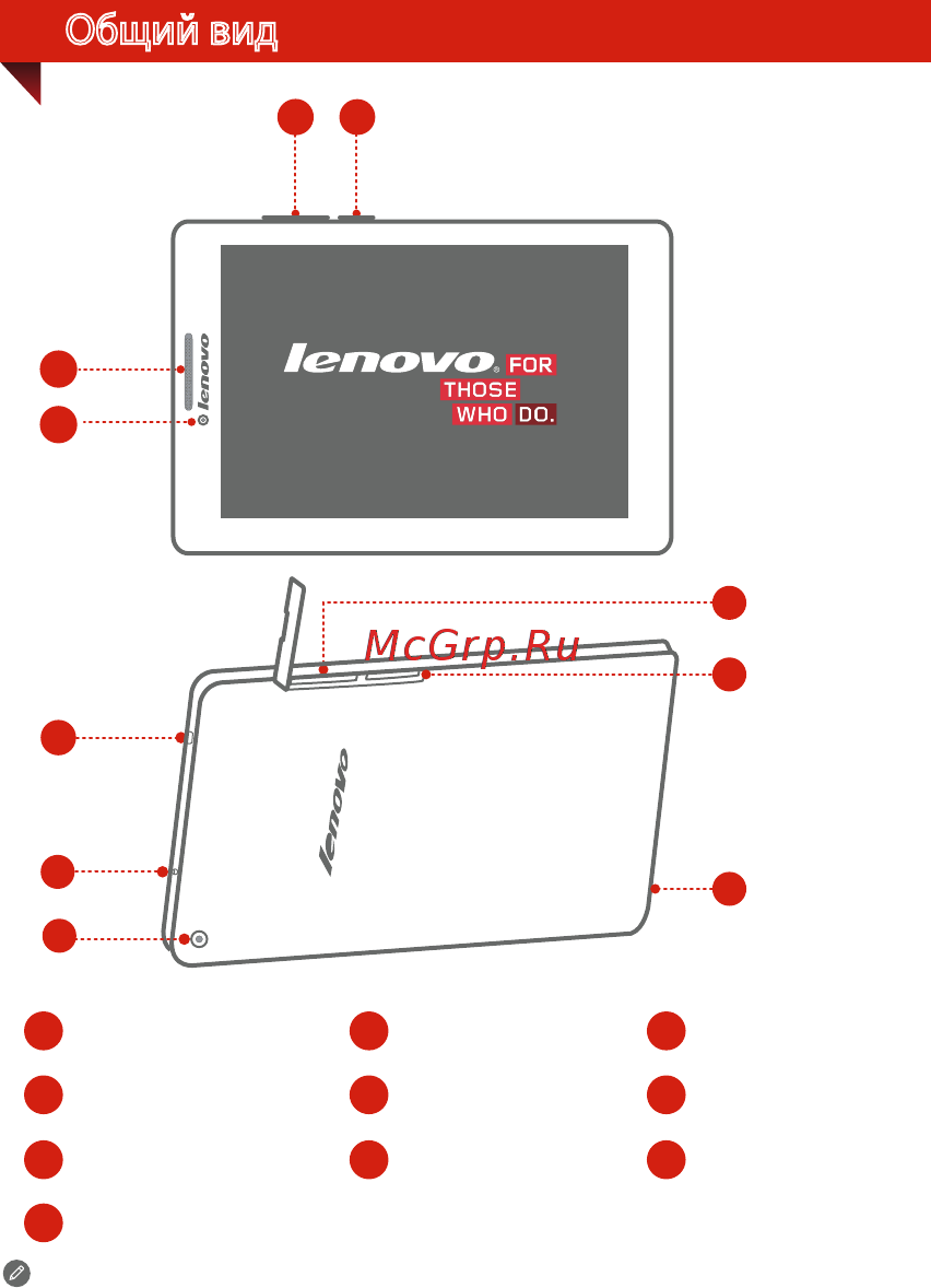 Lenovo Tab 2 A7-30 8Gb 3G White (59444616) [4/12] Общий вид