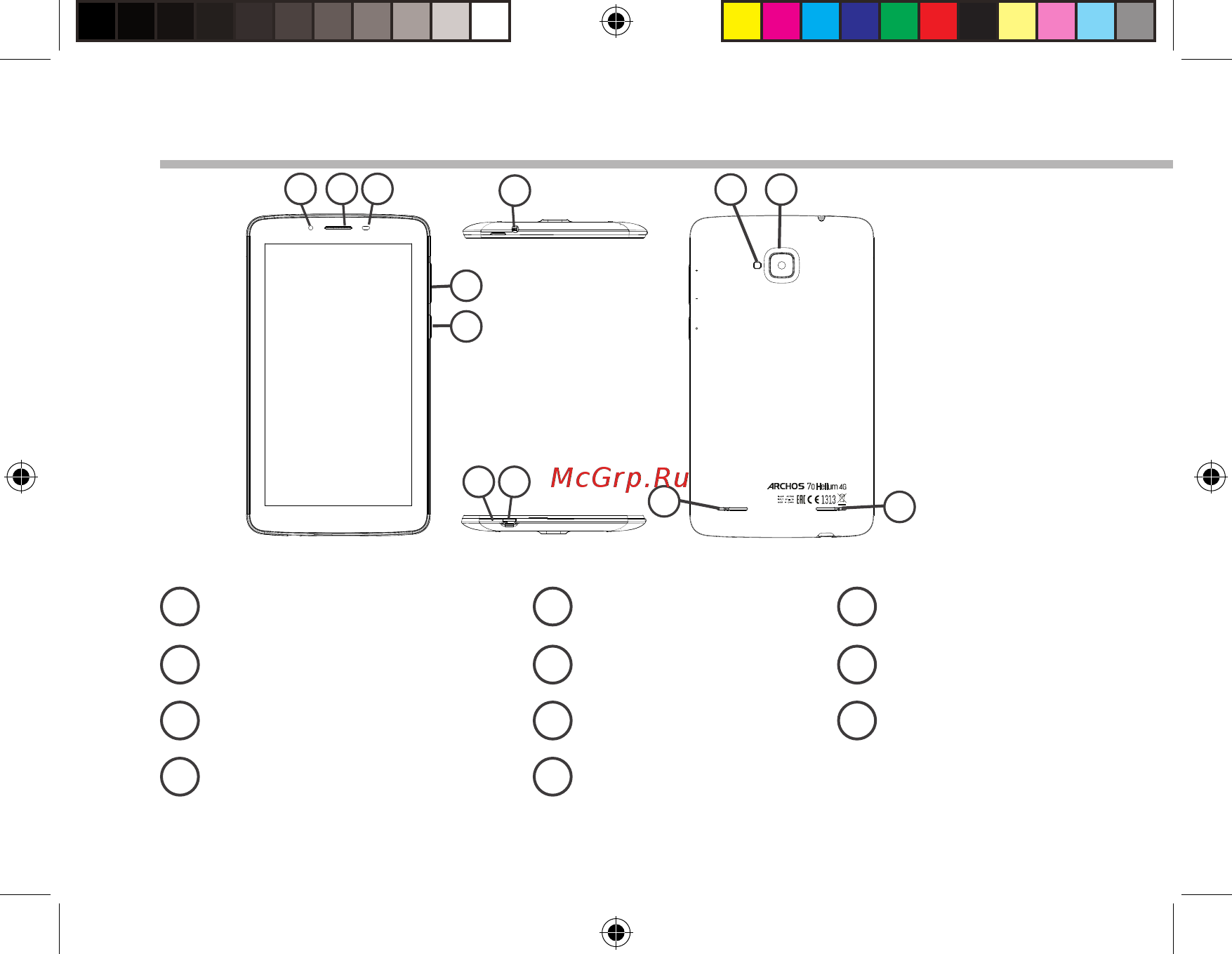 Archos 70 Helium 4G [4/14] Описание устройства