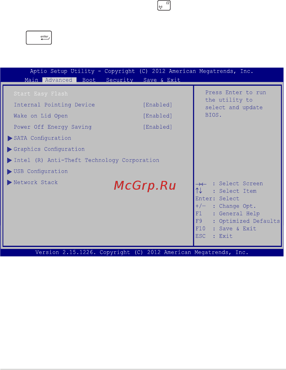 Asus G551JX-CN144H [89/140] Для обновления bios выполните следующее