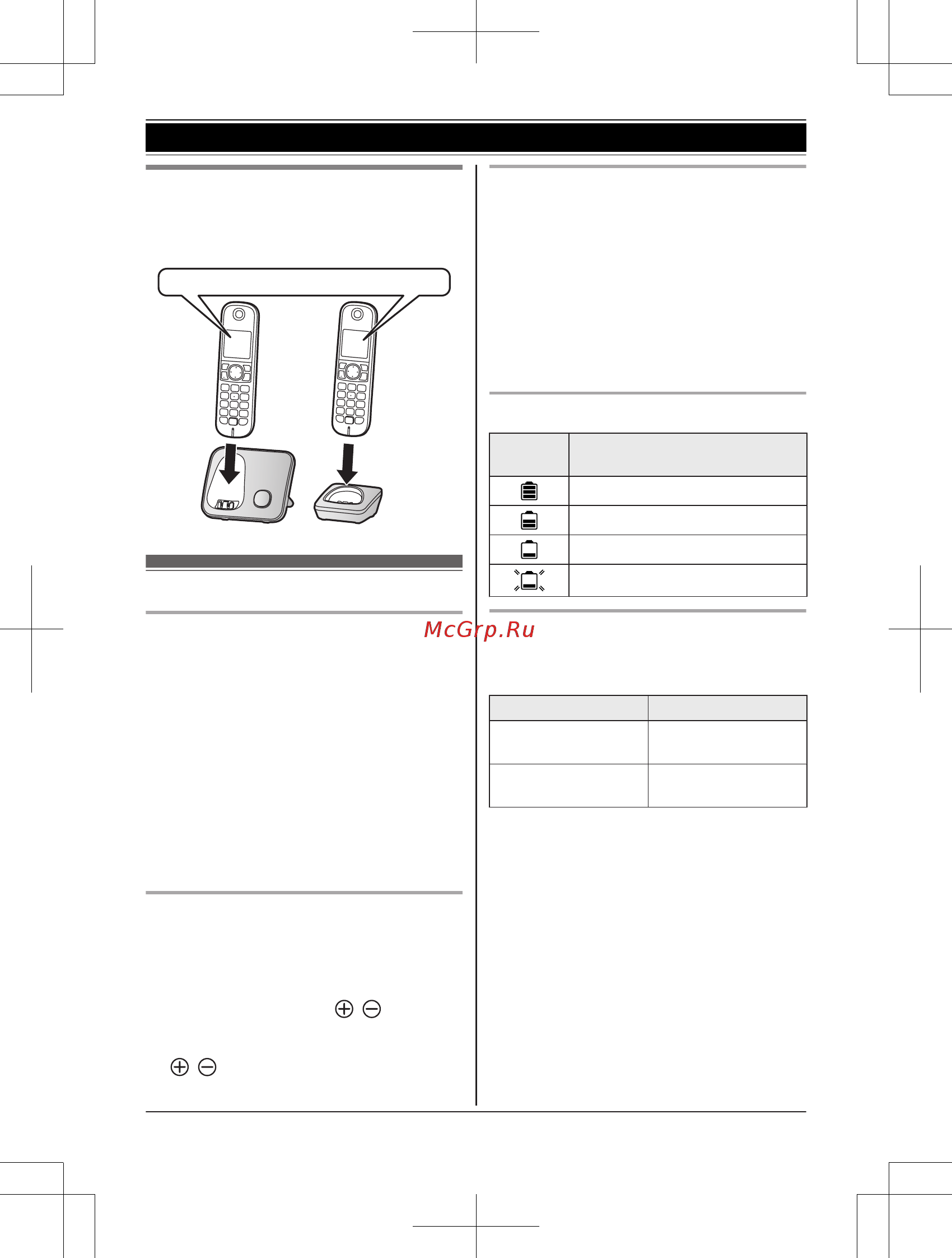 Panasonic KX-TG6821RUF [12/68] Примечание об установке