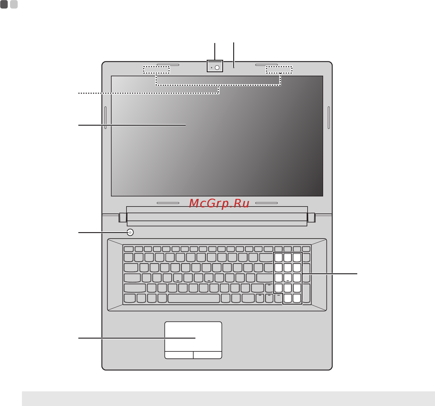Lenovo IdeaPad G70-35 (80Q50035RK) [7/49] Глава 1 общий обзор компьютера