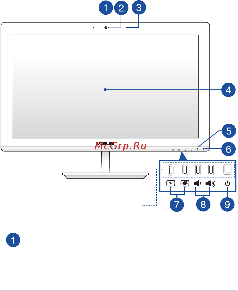 Asus ET2323INK-BC005R [13/76] Знакомство с моноблочным компьютером