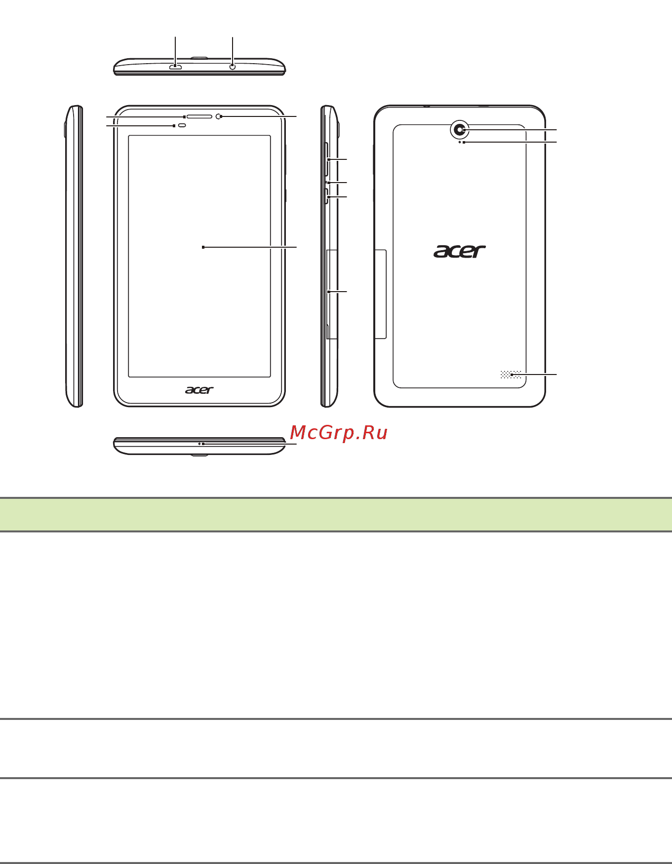 Acer Iconia Talk 7 B1-723 Золотистый [5/70] Знакомство с планшетным пк