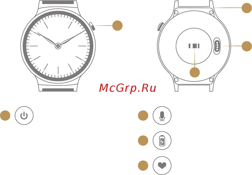 Huawei CLASSIC LEATHER Silver (MERCURY-G00) [2/11] Внешний вид