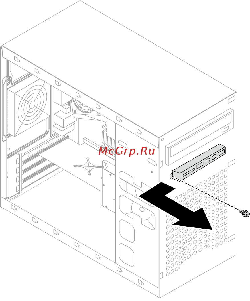 Lenovo H50-05 (90BH003SRS) [53/63] Заменить модуль чтения карт памяти