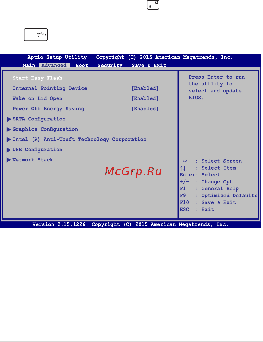 Asus ROG GL752VW-T4033T [75/130] Для обновления bios выполните следующее