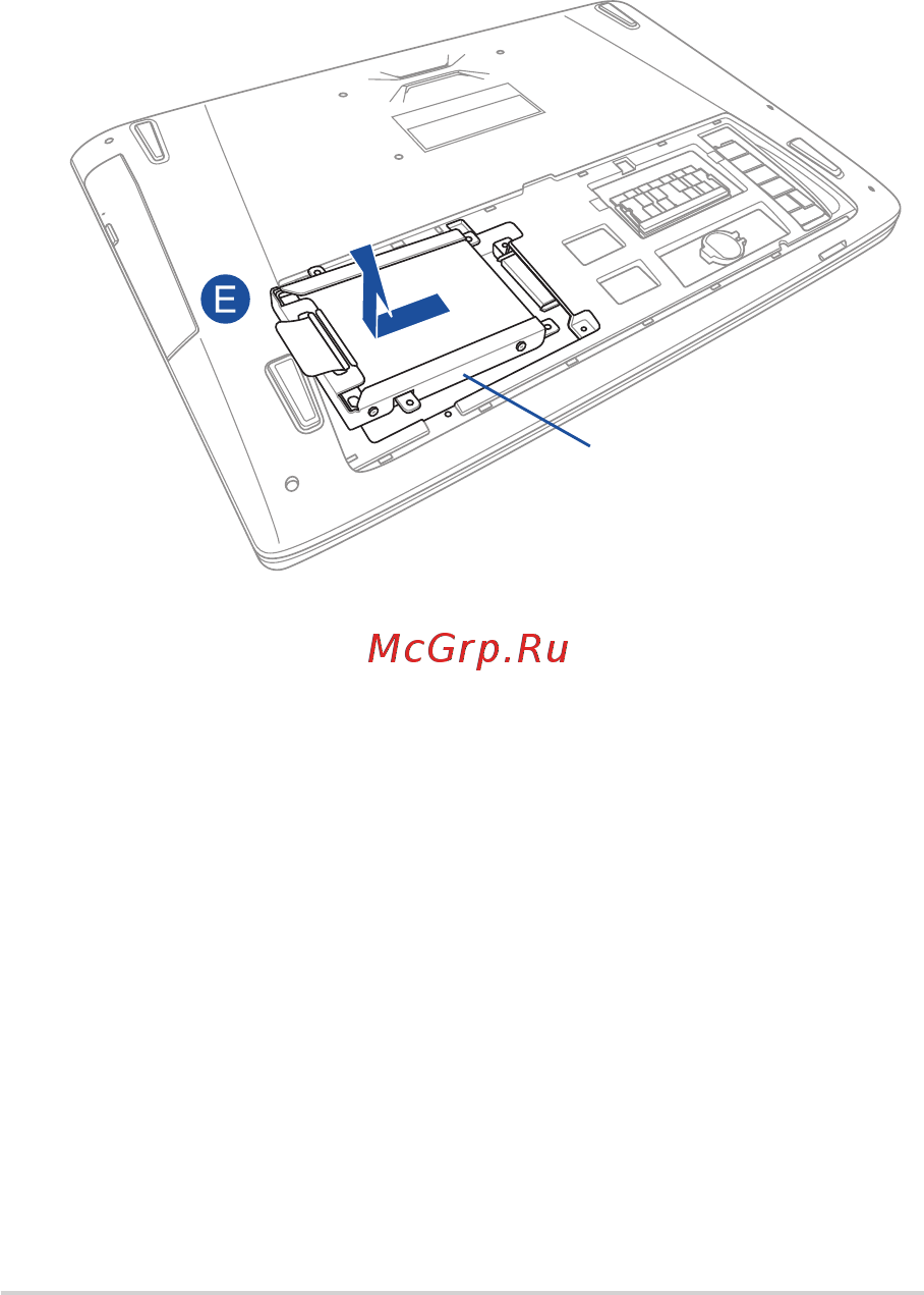 Asus ROG GL752VW-T4033T [86/130] E извлеките корзину с жестким диском из отсека