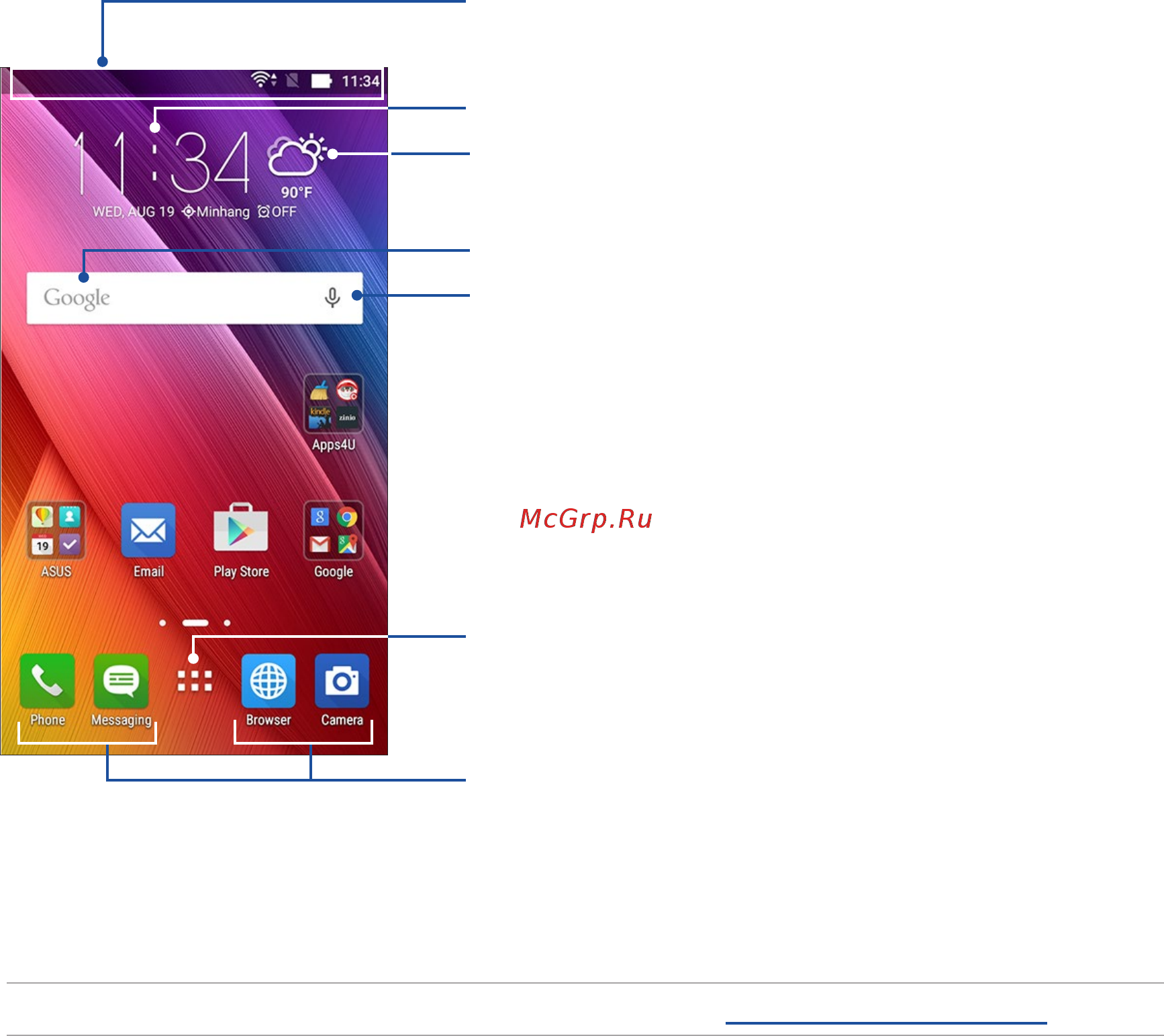 Asus Zenfone Go ZC500TG 8Gb Red (1C049RU) [23/105] Вгостяххорошо адомалучше
