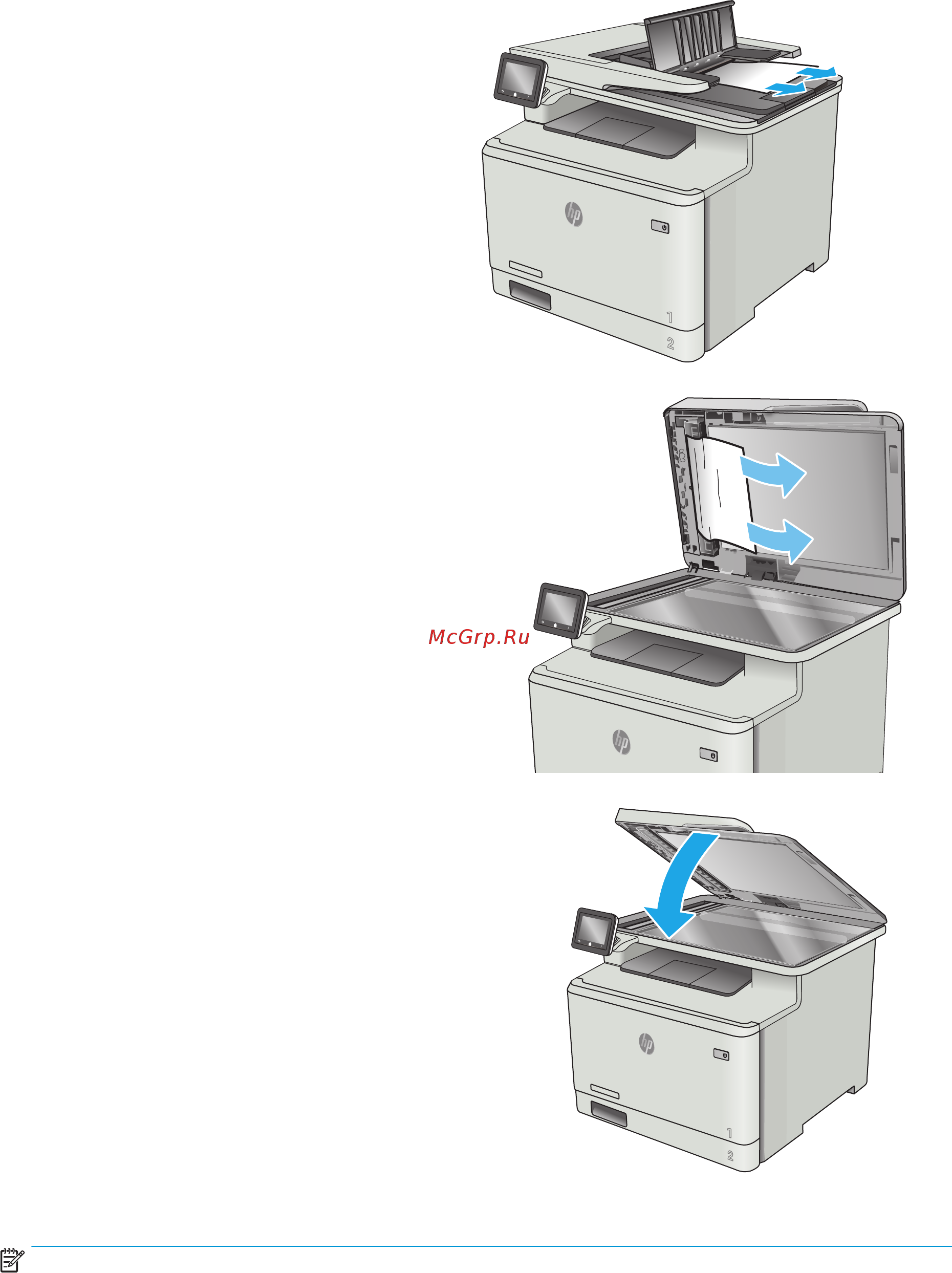 HP Color LaserJet Pro M477fnw (CF377A) [144/186] Глава 9 решение проблем ruww
