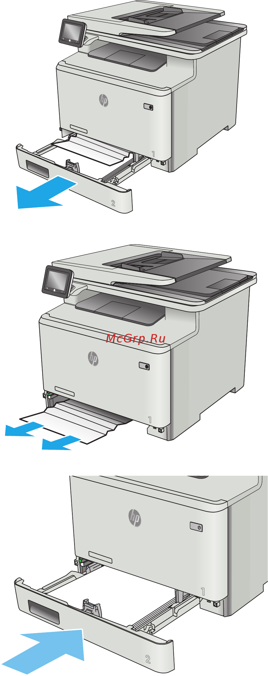 HP Color LaserJet Pro M477fnw (CF377A) [148/186] Глава 9 решение проблем ruww