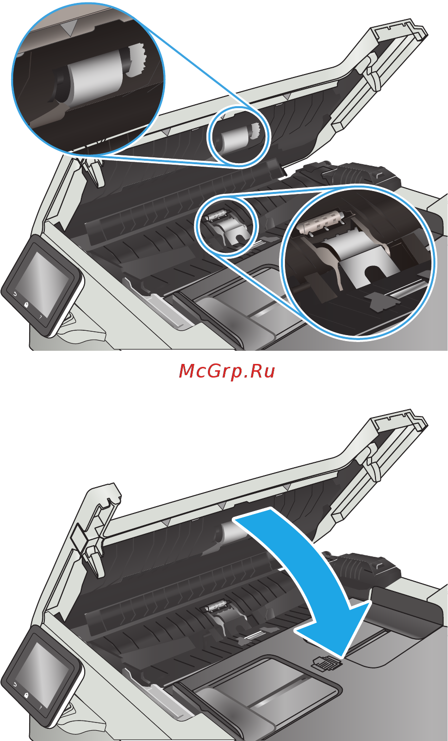 HP Color LaserJet Pro M477fnw (CF377A) [170/186] Отправка задания на другой факсимильный аппарат