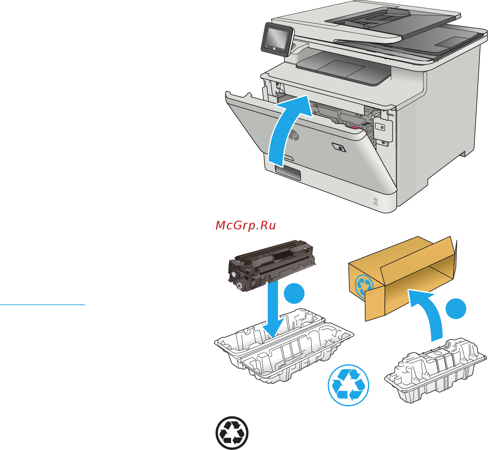 HP Color LaserJet Pro M477fnw (CF377A) [45/186] Http www hp com recycle