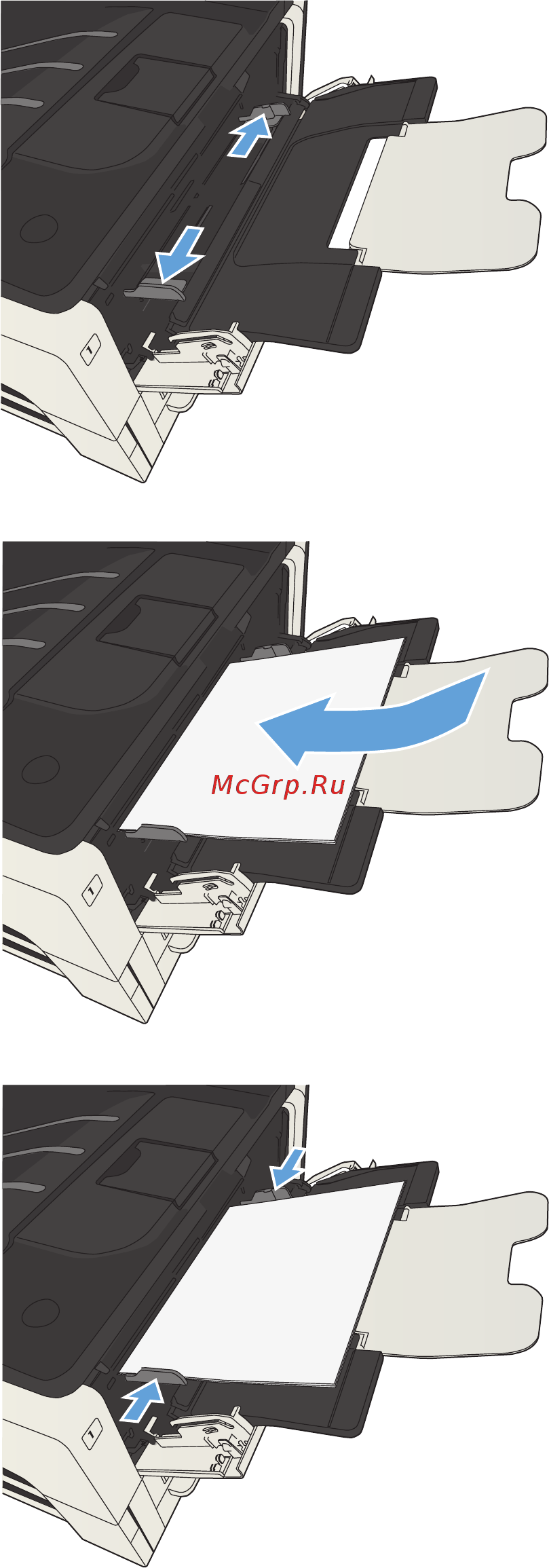 HP LaserJet Enterprise 700 M712xh (CF238A) A3 Инструкция по эксплуатации онлайн [44/190] 240301