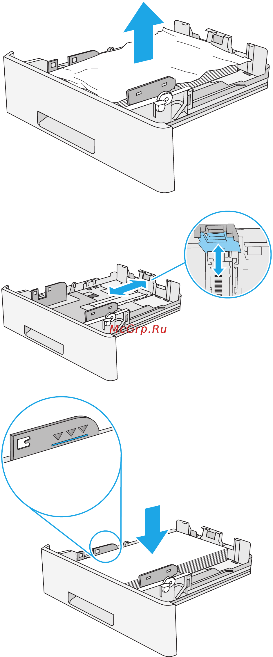 HP LaserJet M506dn (F2A69A) A4 Duplex Net [106/130] Глава 6 решение проблем ruww