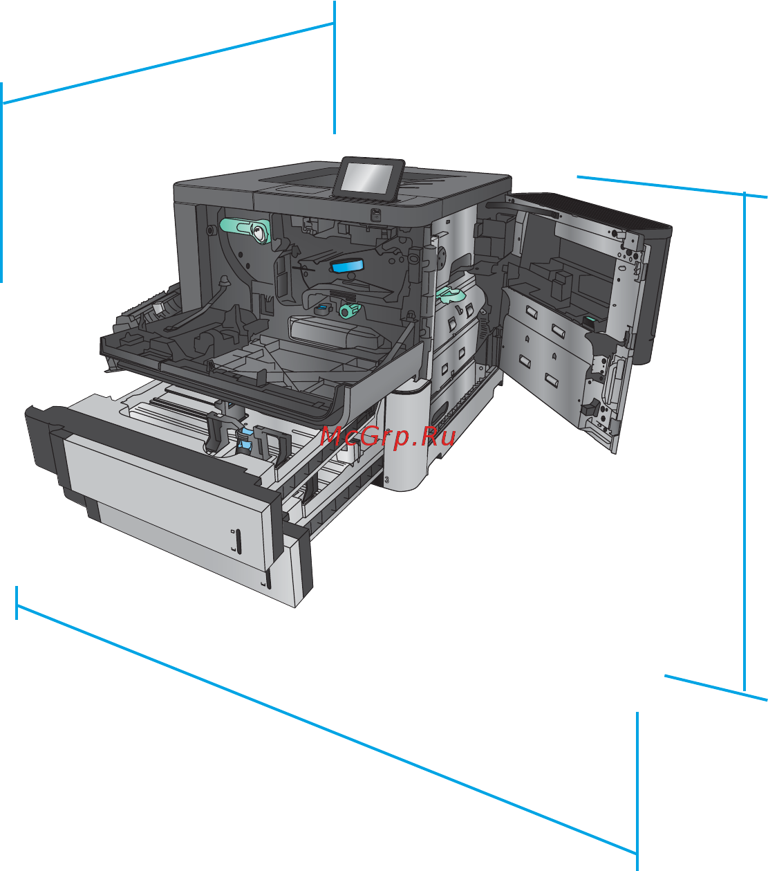 HP Color LaserJet Enterprise M855dn (A2W77A) Инструкция по эксплуатации онлайн [13/168] 368856