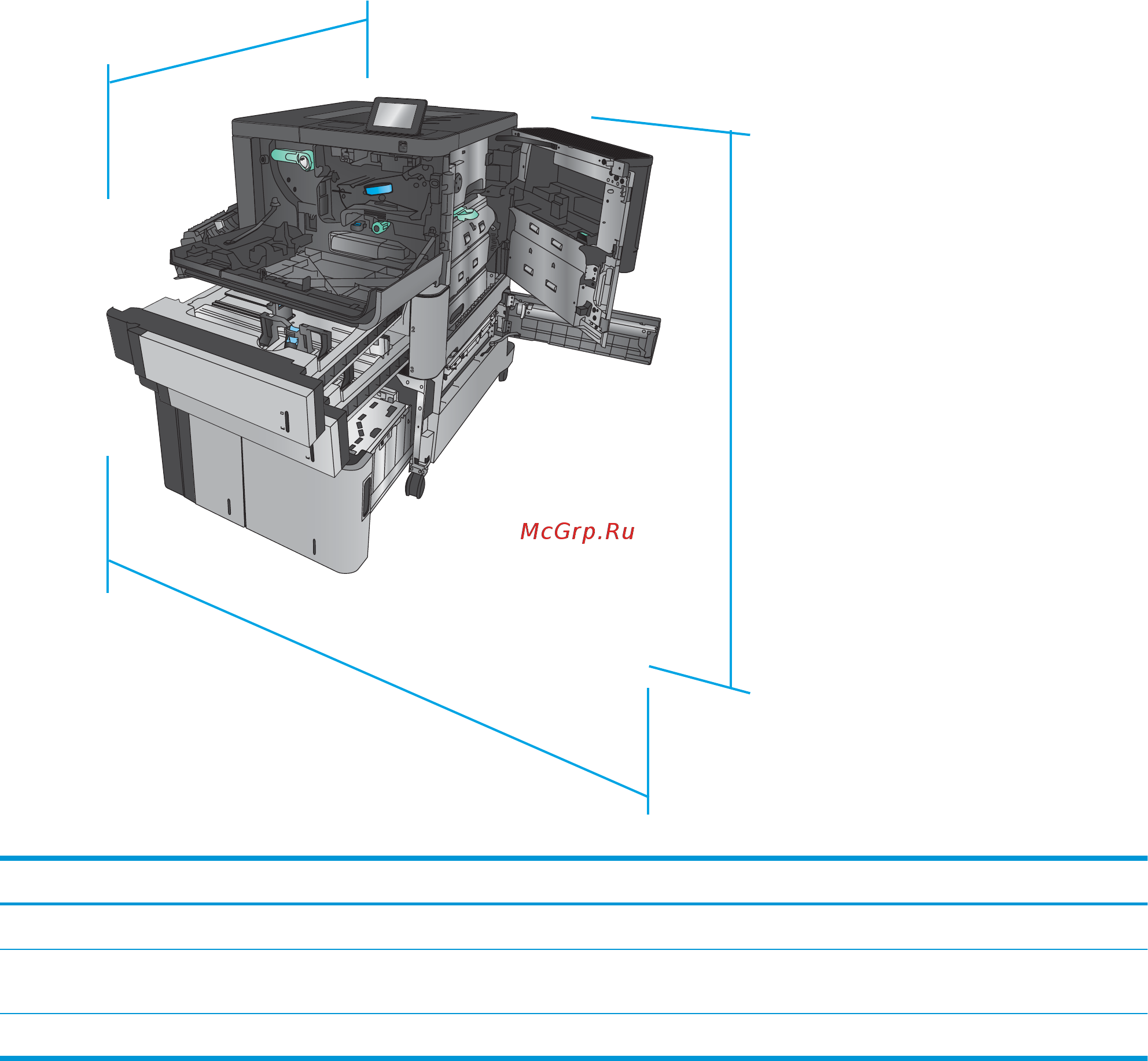 HP Color LaserJet Enterprise M855dn (A2W77A) [14/168] In 1371 mm