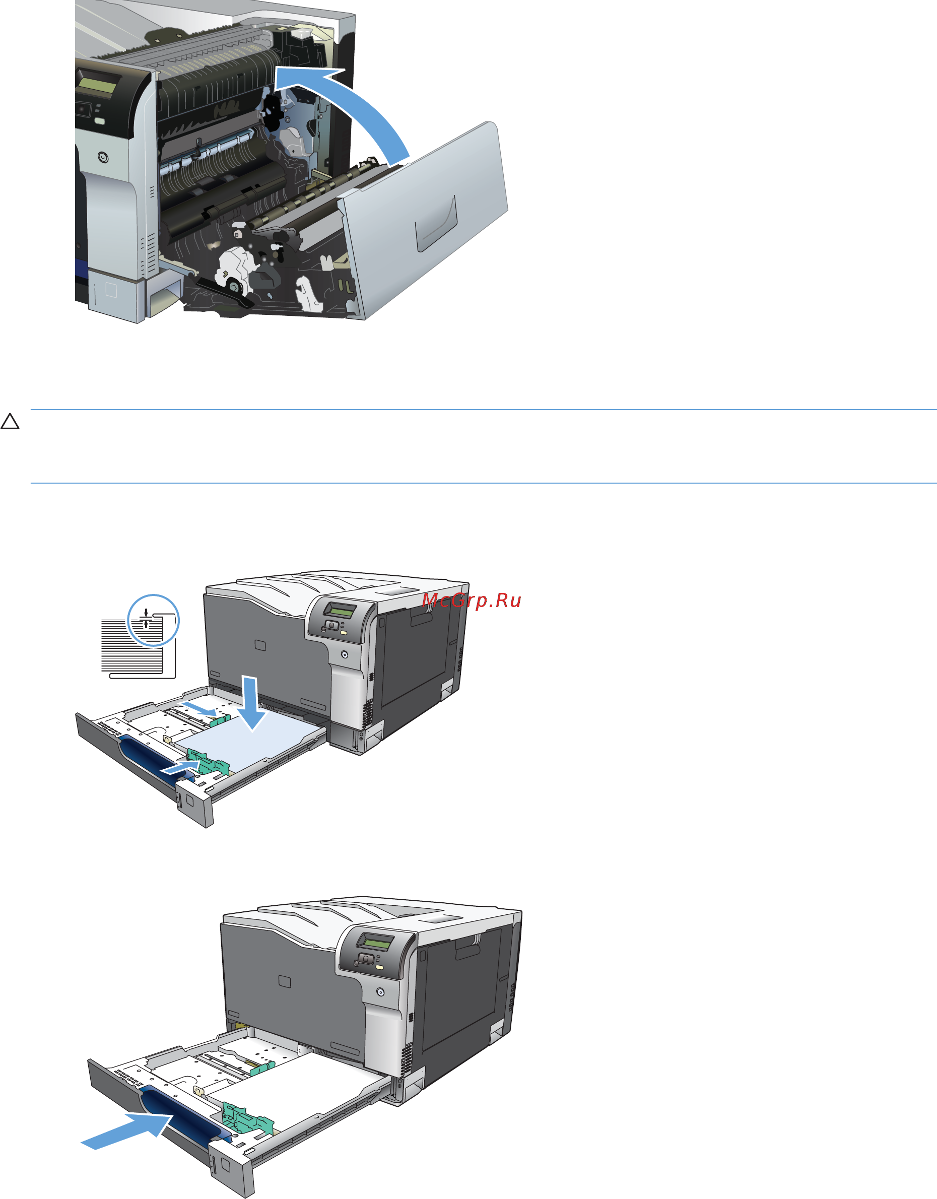 HP Color LaserJet Pro CP5225 (CE710A) [132/194] Устранение замятий в лотке 2